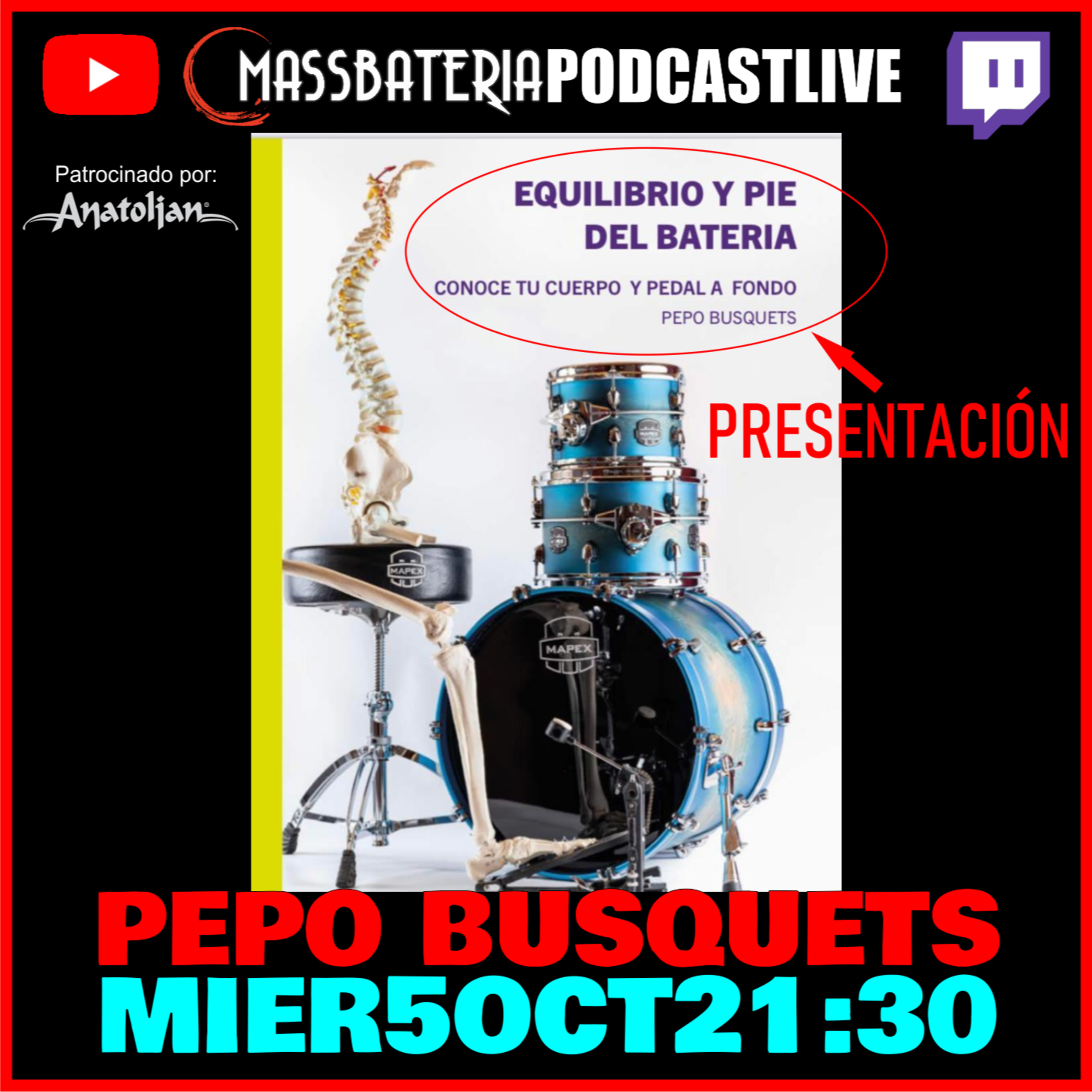 Portada de MassBateria PodcastLive