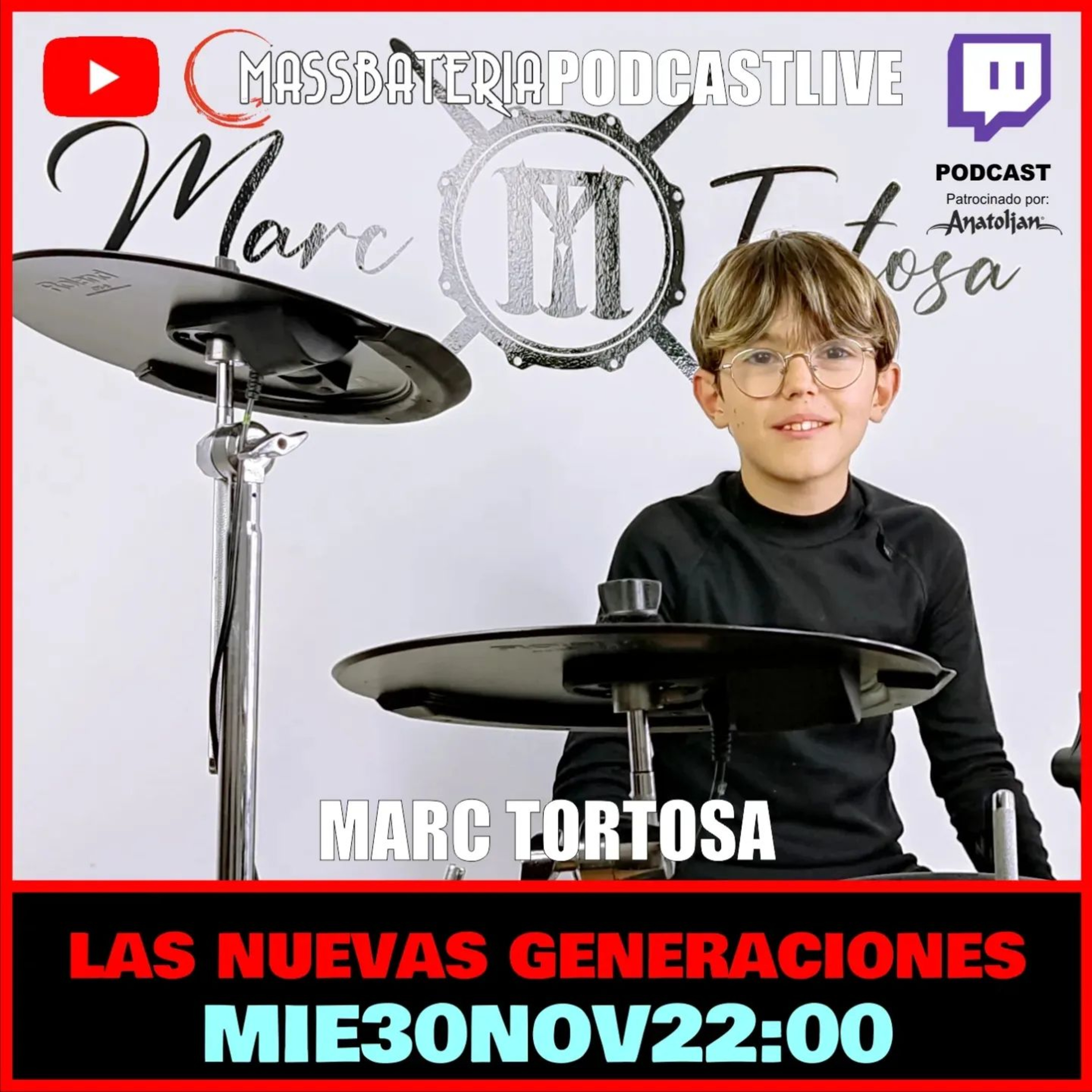 Portada de MassBateria PodcastLive