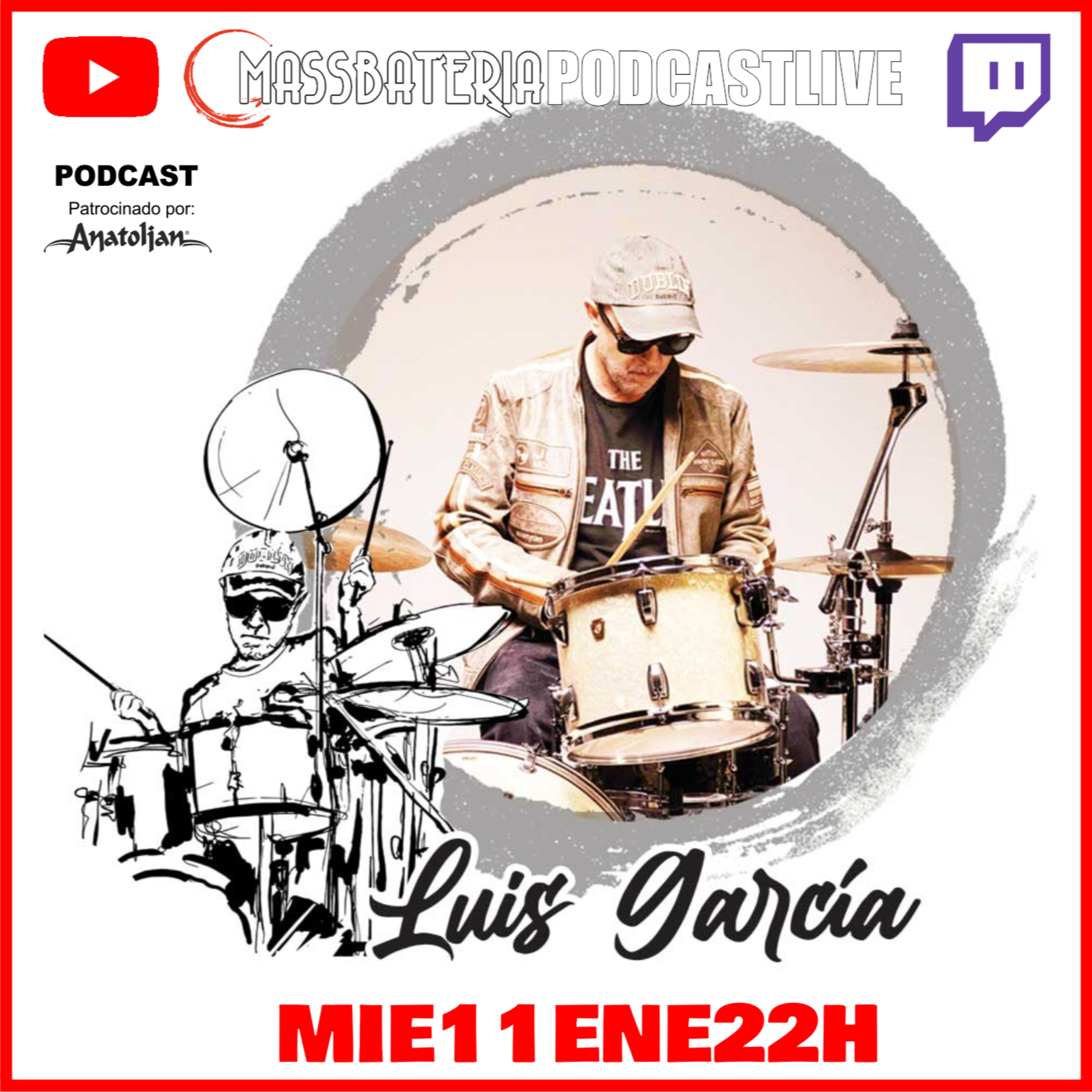 Portada de MassBateria PodcastLive