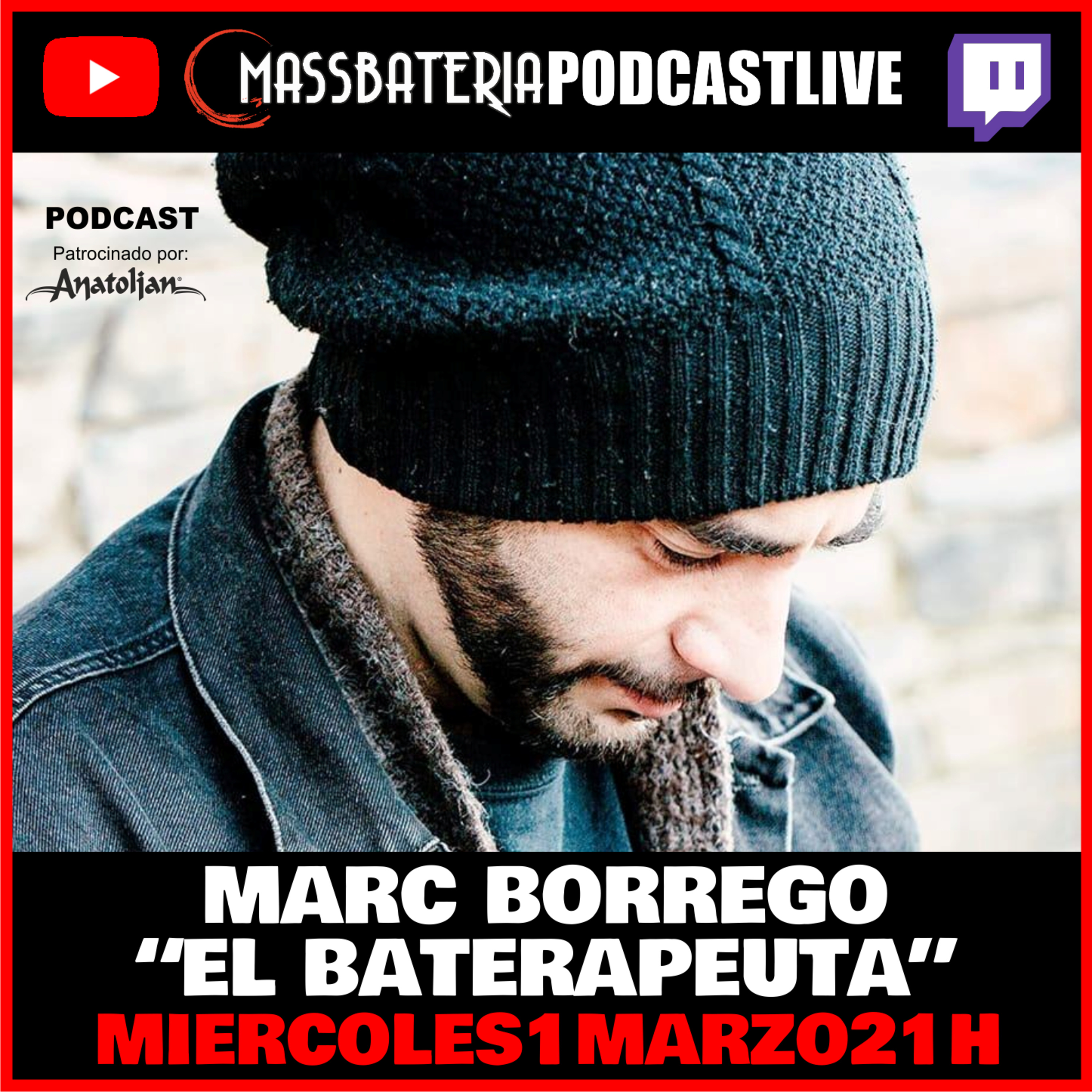 Portada de MassBateria PodcastLive