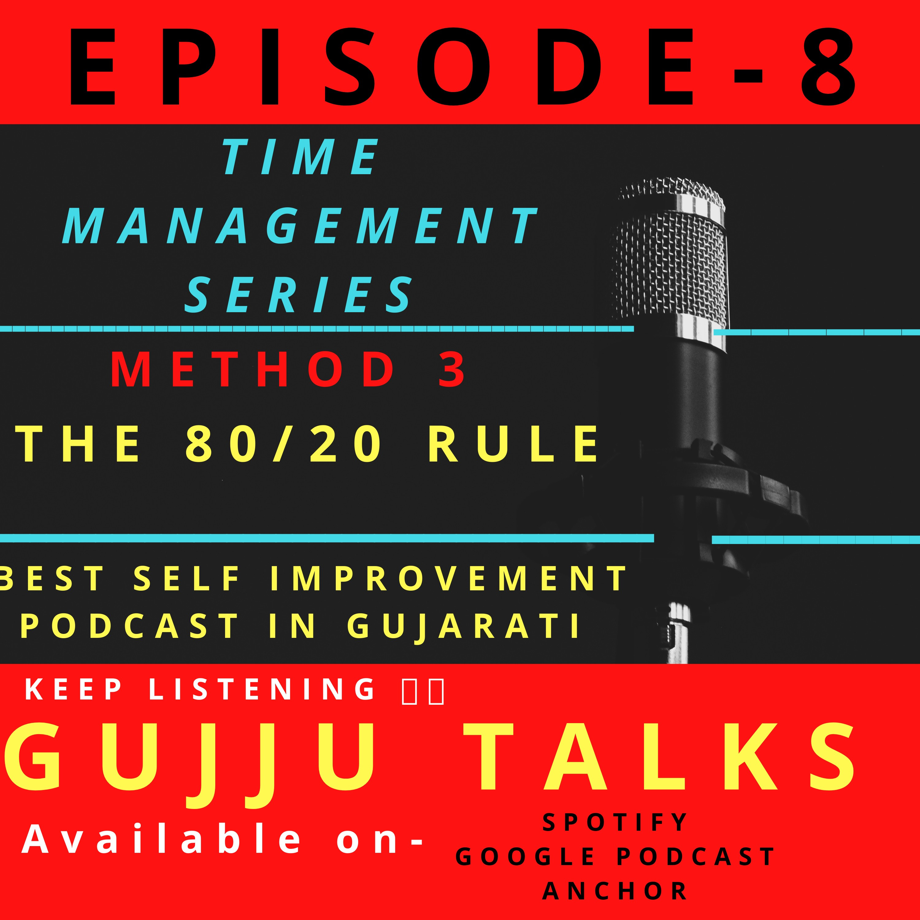 (Ep.8) The 80/20 Rule of highly successful people. Fully explained in Gujarati.  episode artwork