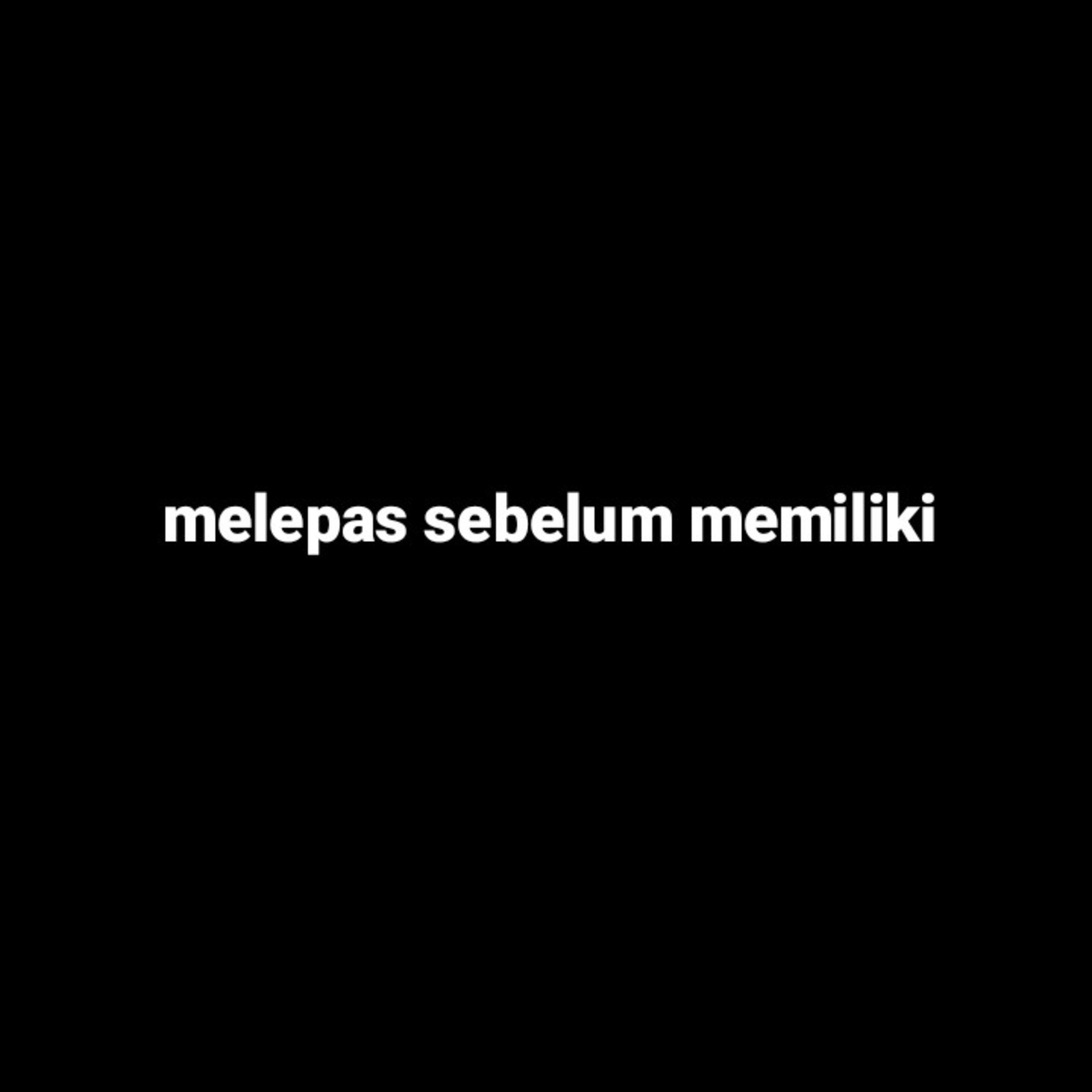 melepas sebelum memiliki episode artwork