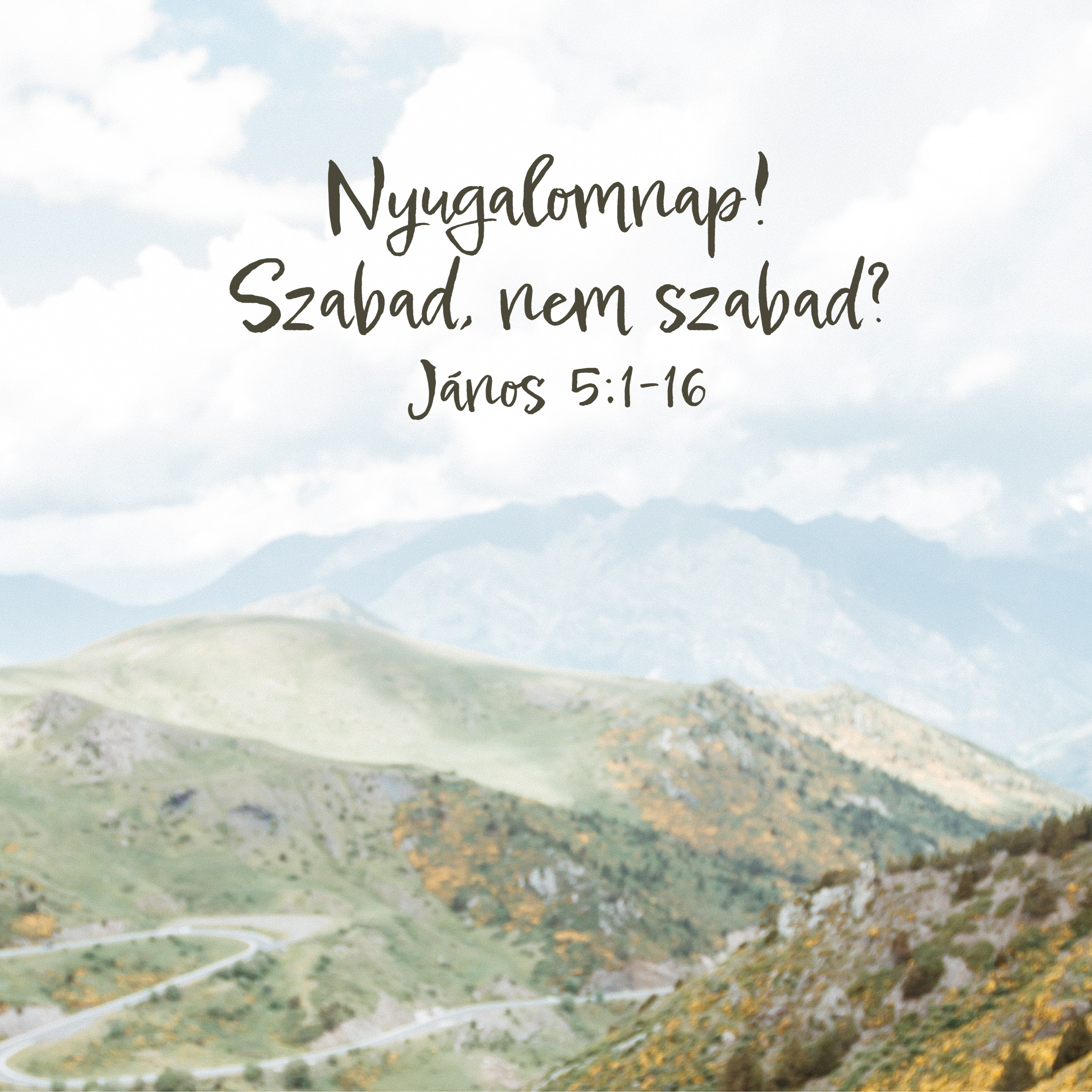 Nyugalomnap! Szabad, nem szabad? - János 5:1-16 episode artwork