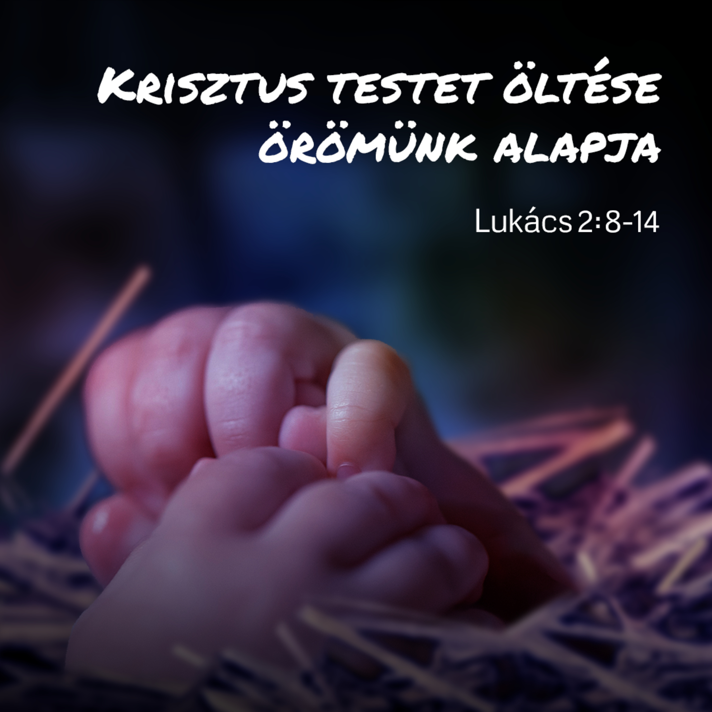 Krisztus testet öltése örömünk alapja - Lukács 2:8-14 episode artwork