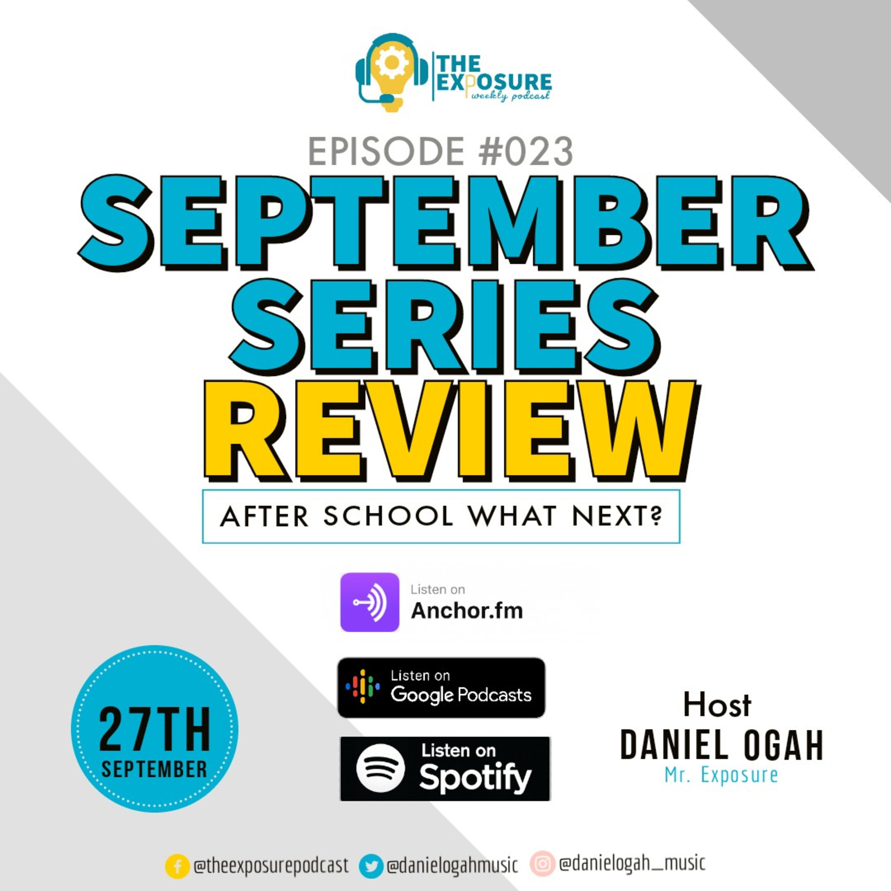 The Exposure Weekly Podcast With DANIEL OGAH on Jamit