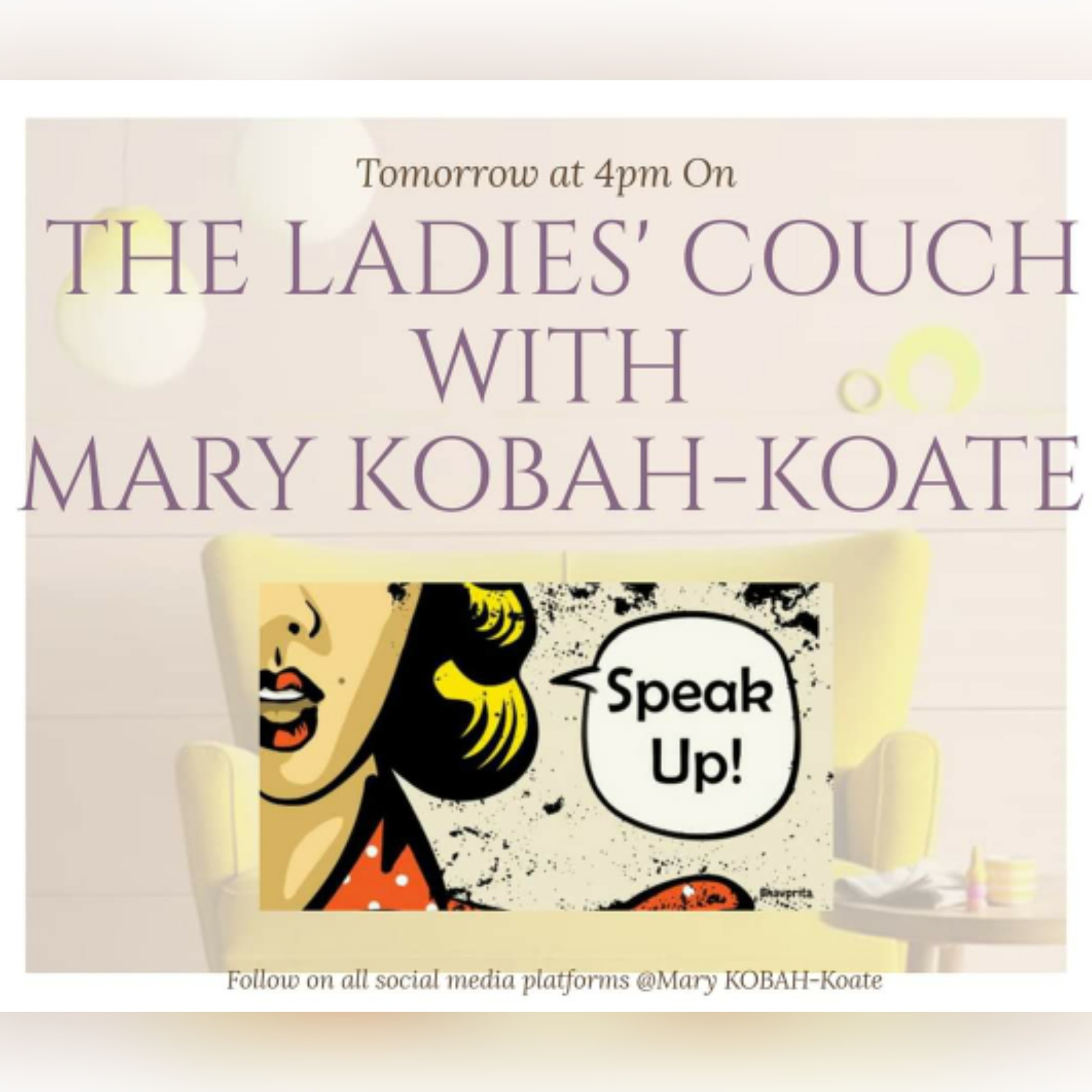 The Ladies' Couch with Mary KOBAH-Koate on Jamit
