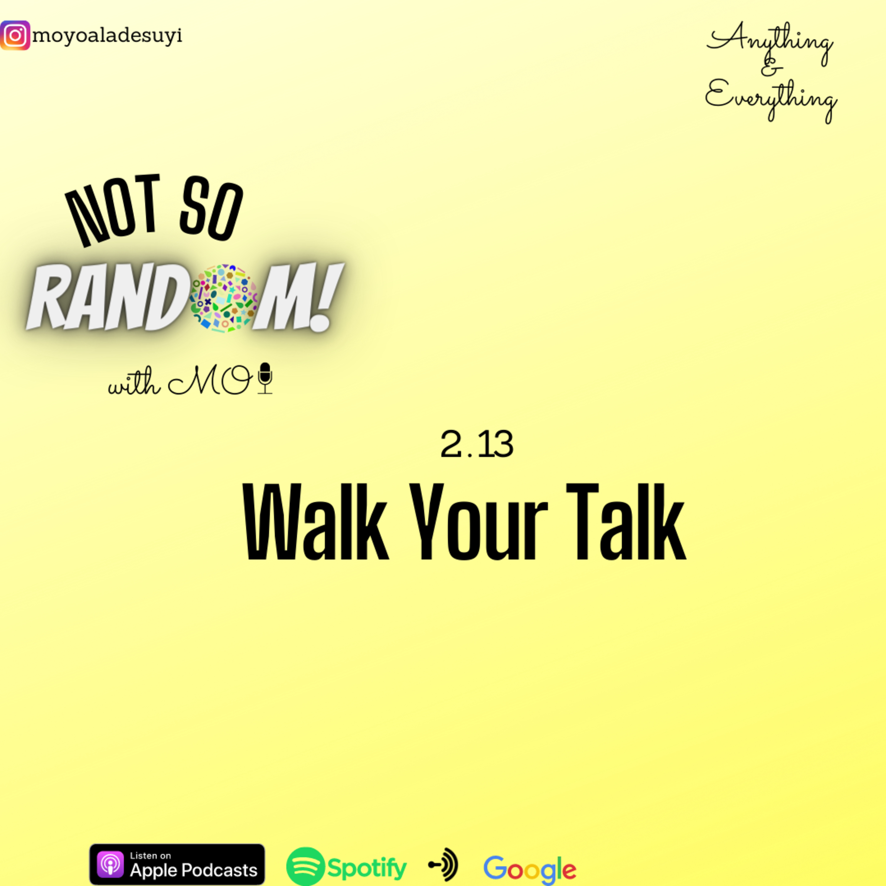 Not So Random With Mo!