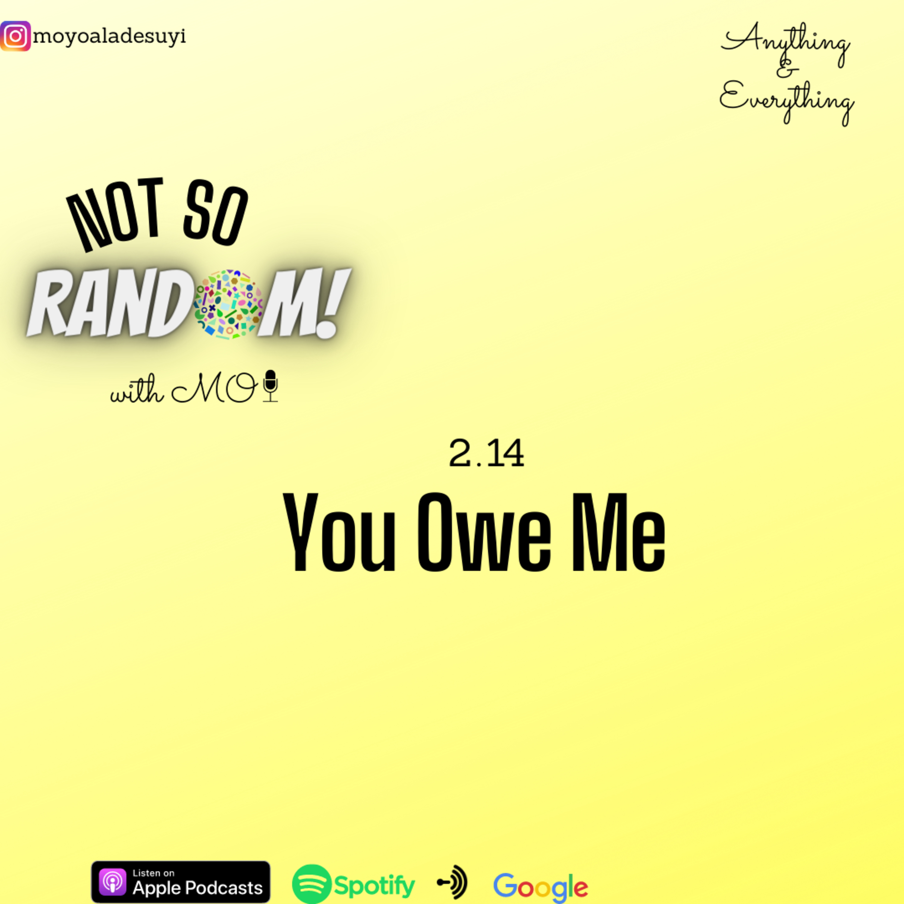 Not So Random With Mo!