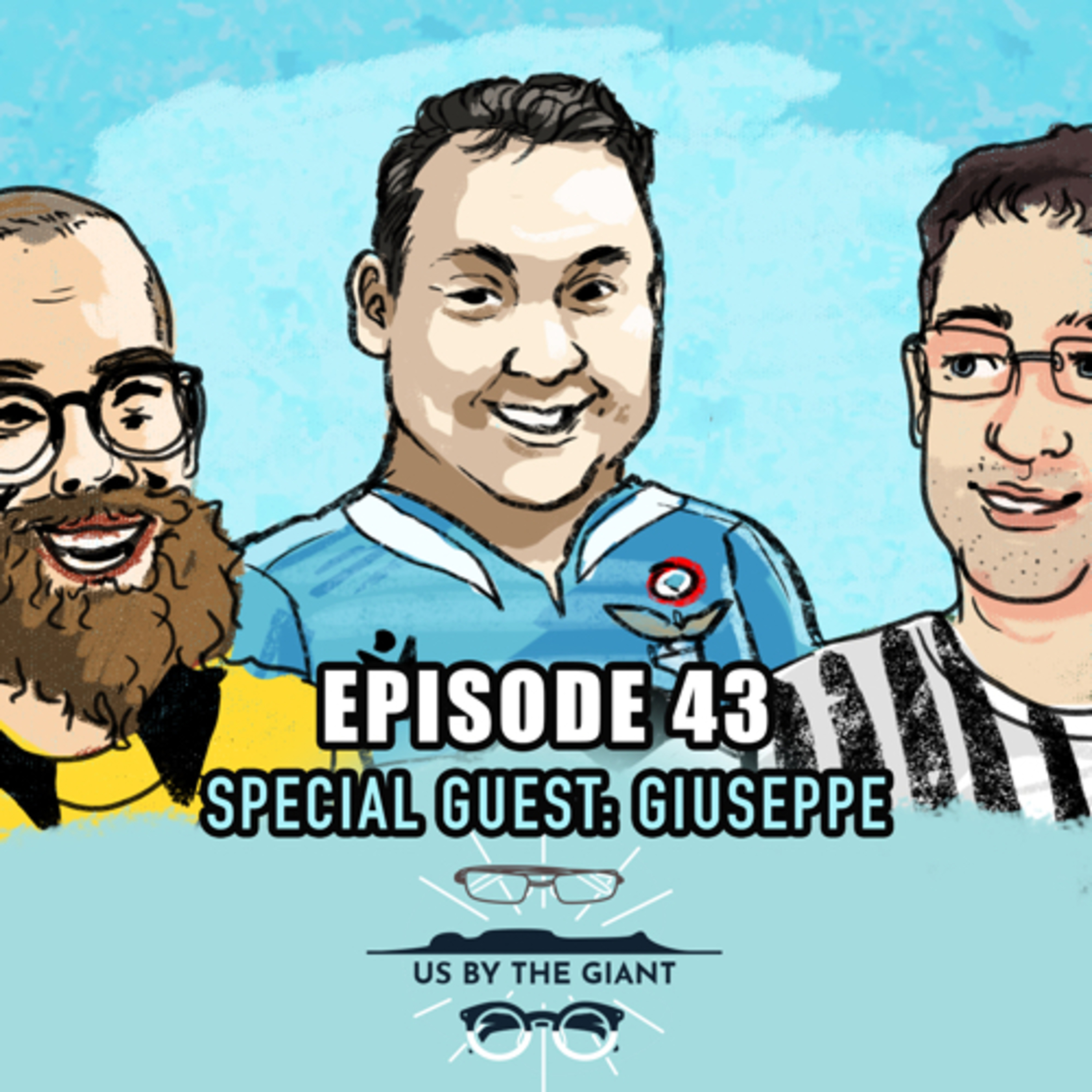 43, Giuseppe, Ferrari, Kardashev scale, Soccer and Hockey, Falcons 300kmh dive hunting, xenobots episode artwork