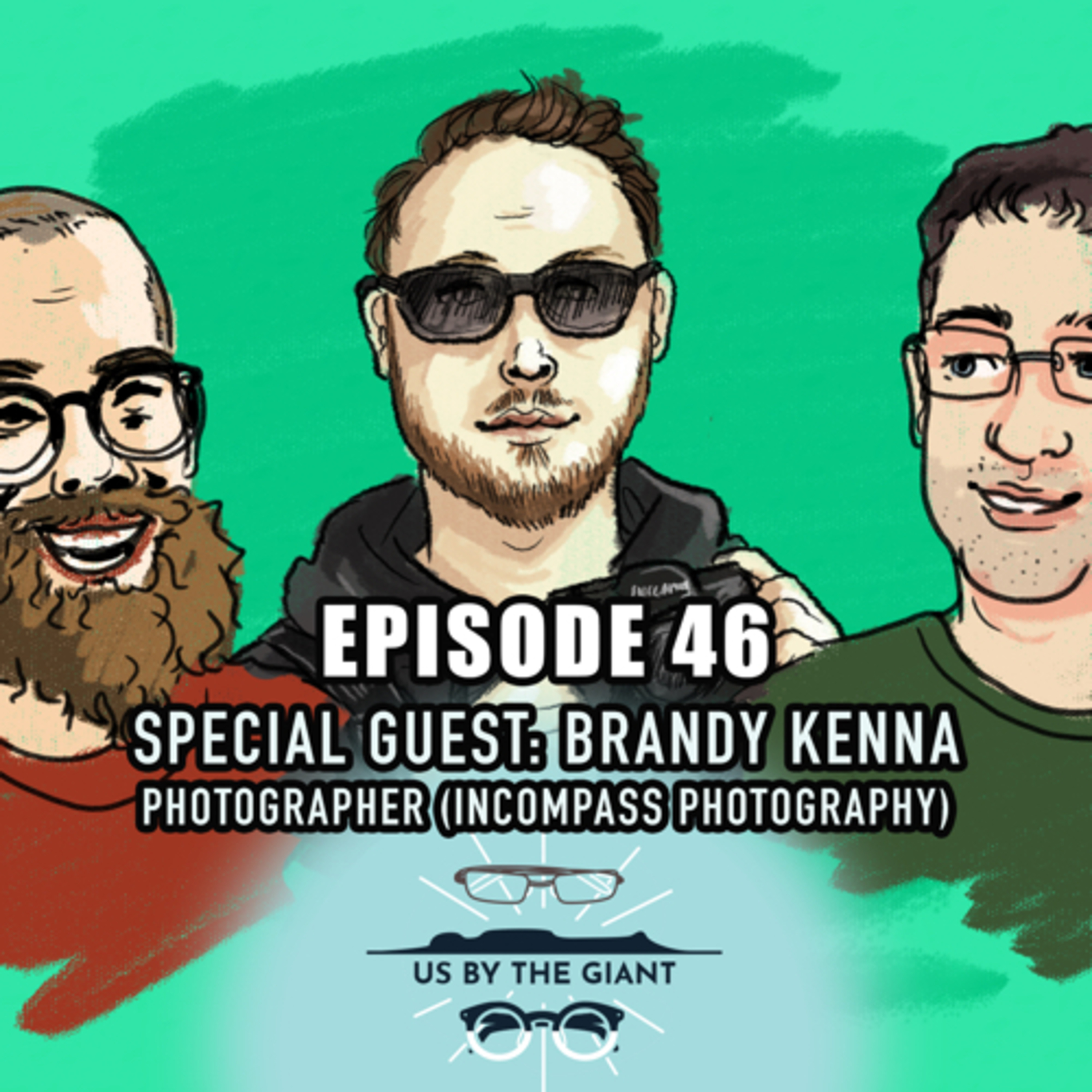 46, Brandy Kenna, Incompass Photography, Peter McKinnnon, wedding photos and palindrome day episode artwork