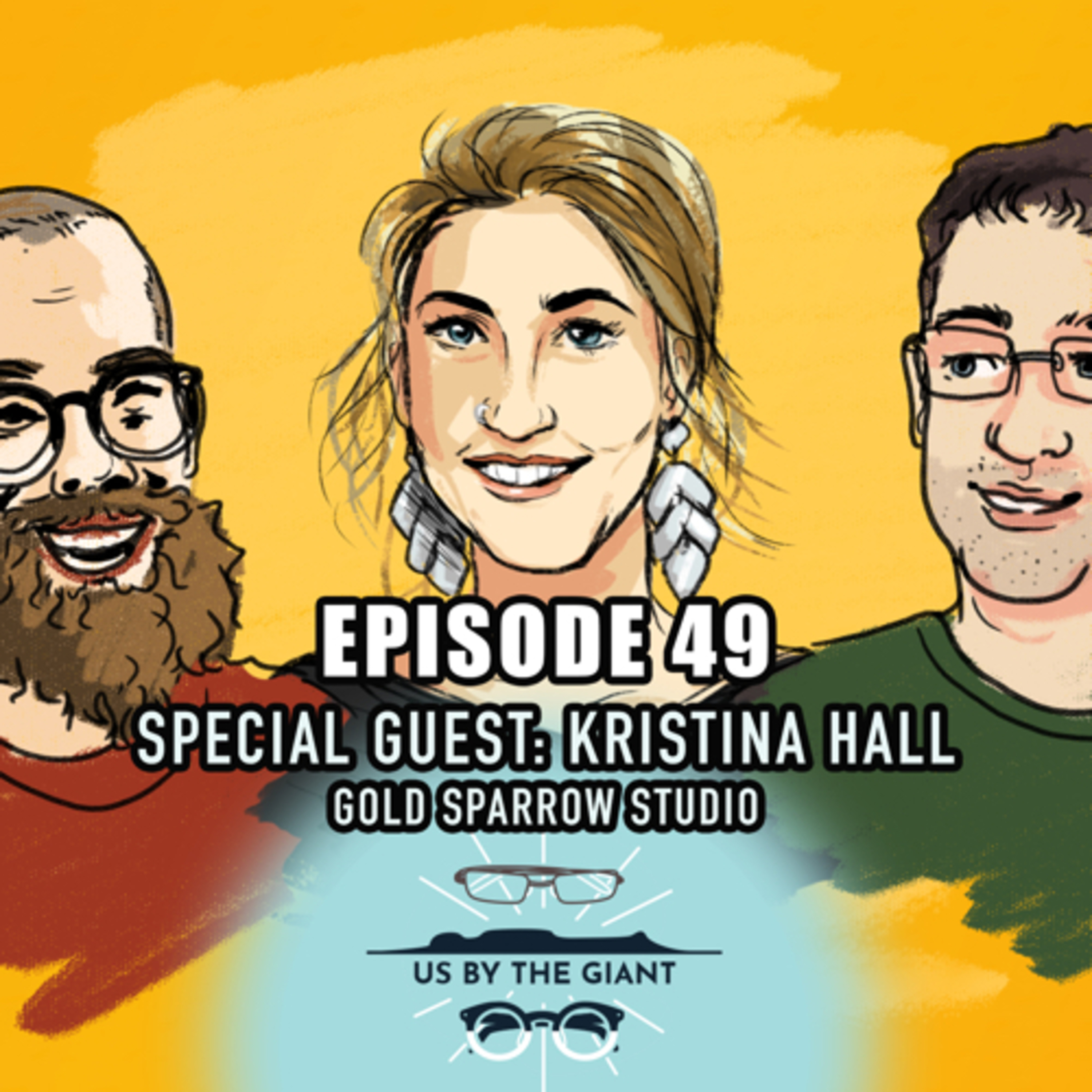 49, Kristina Hall, Gold Sparrow Studio, lenticular clouds, reaper of death, special olympics episode artwork