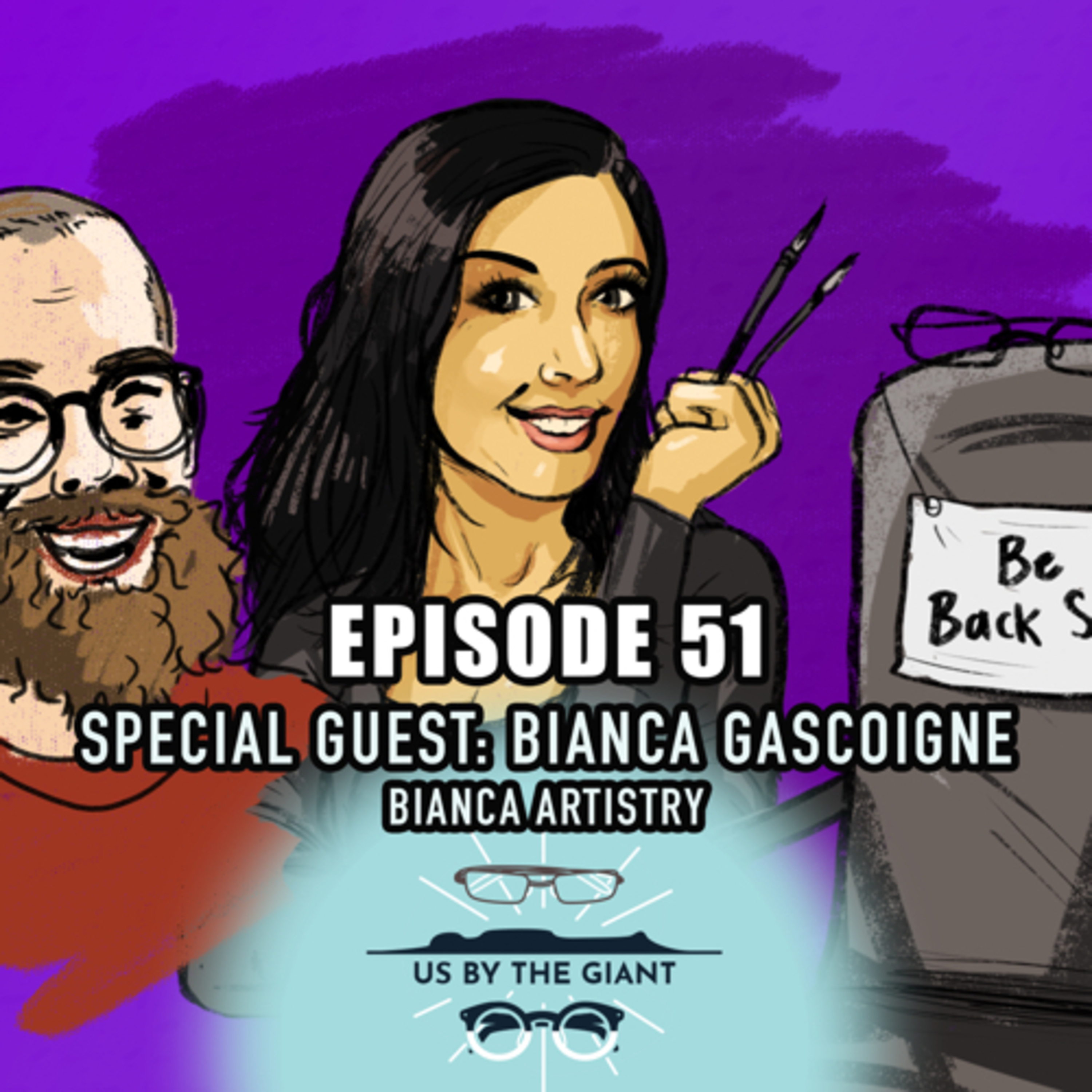 51, Bianca Gascoigne, Bianca Artistry, spawn project, weddings, liquid metal rain, Cybertruck episode artwork