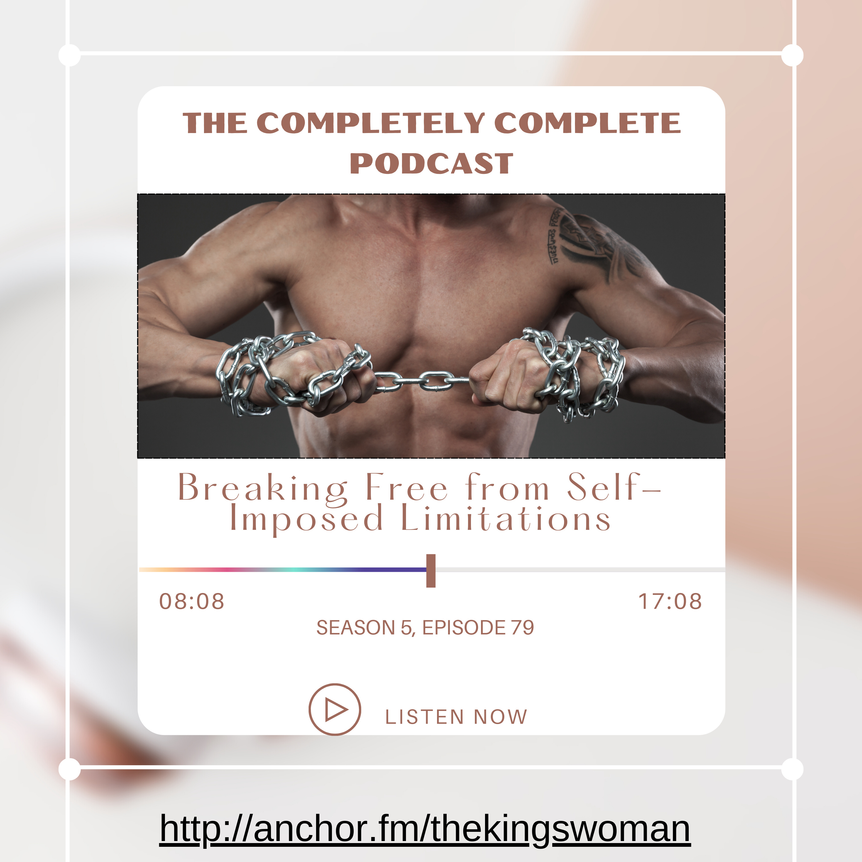 Breaking Free from Self-Imposed Limitations