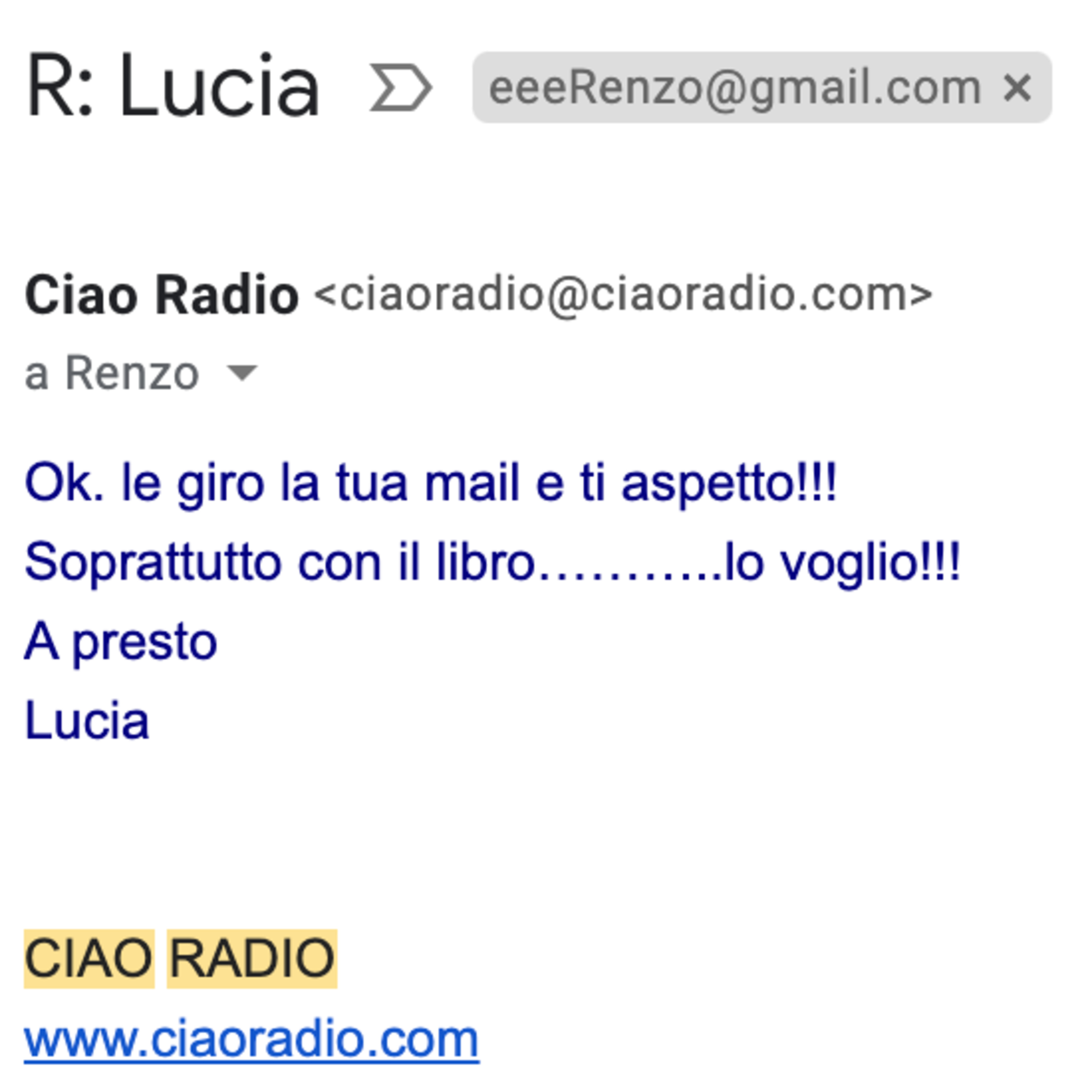 per Paola, Sadra, Susy, Carmelina, Bodhitaru, vi parlo di Lucia Marches episode artwork