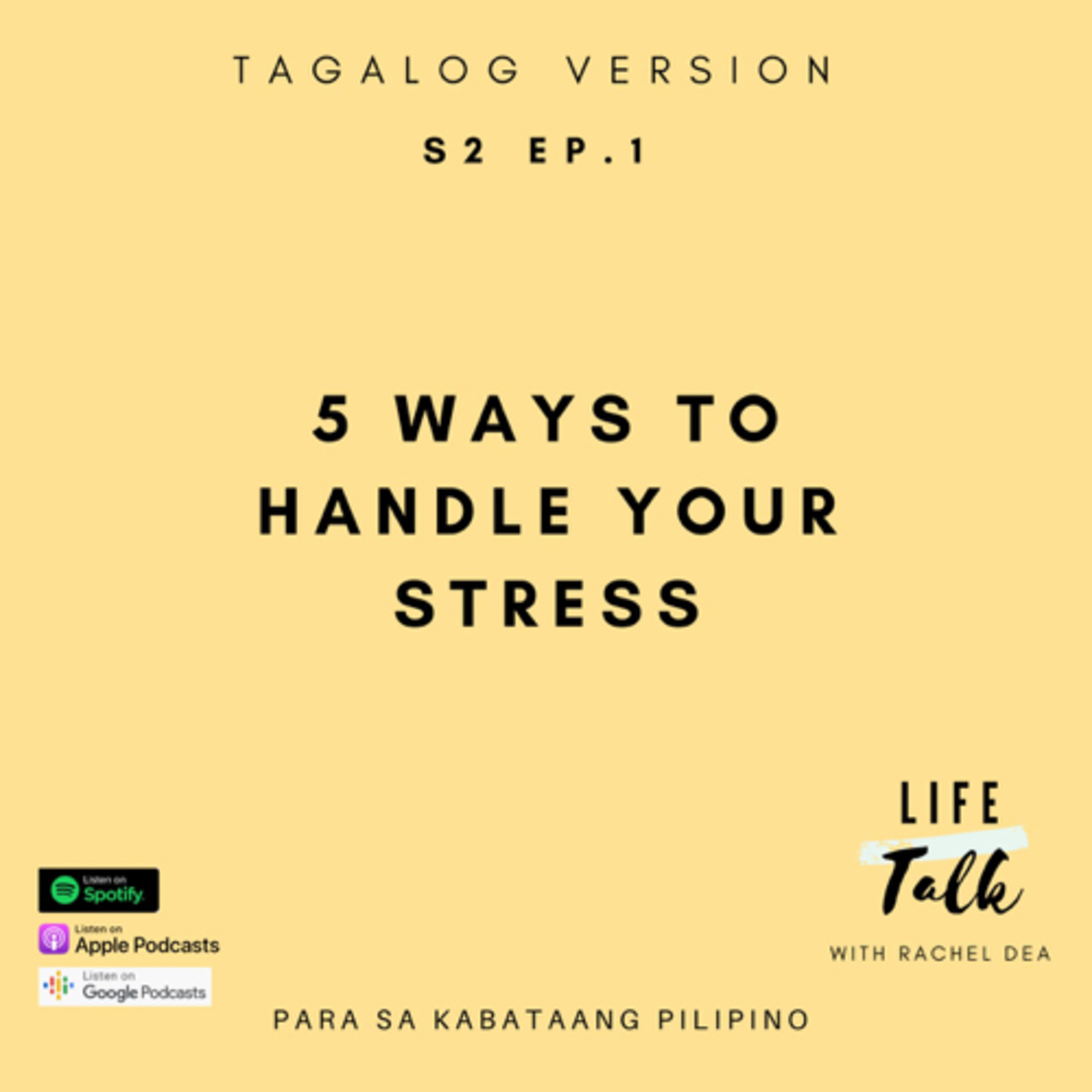 5 Ways to Handle your Stress (english version) w/ my classmates
