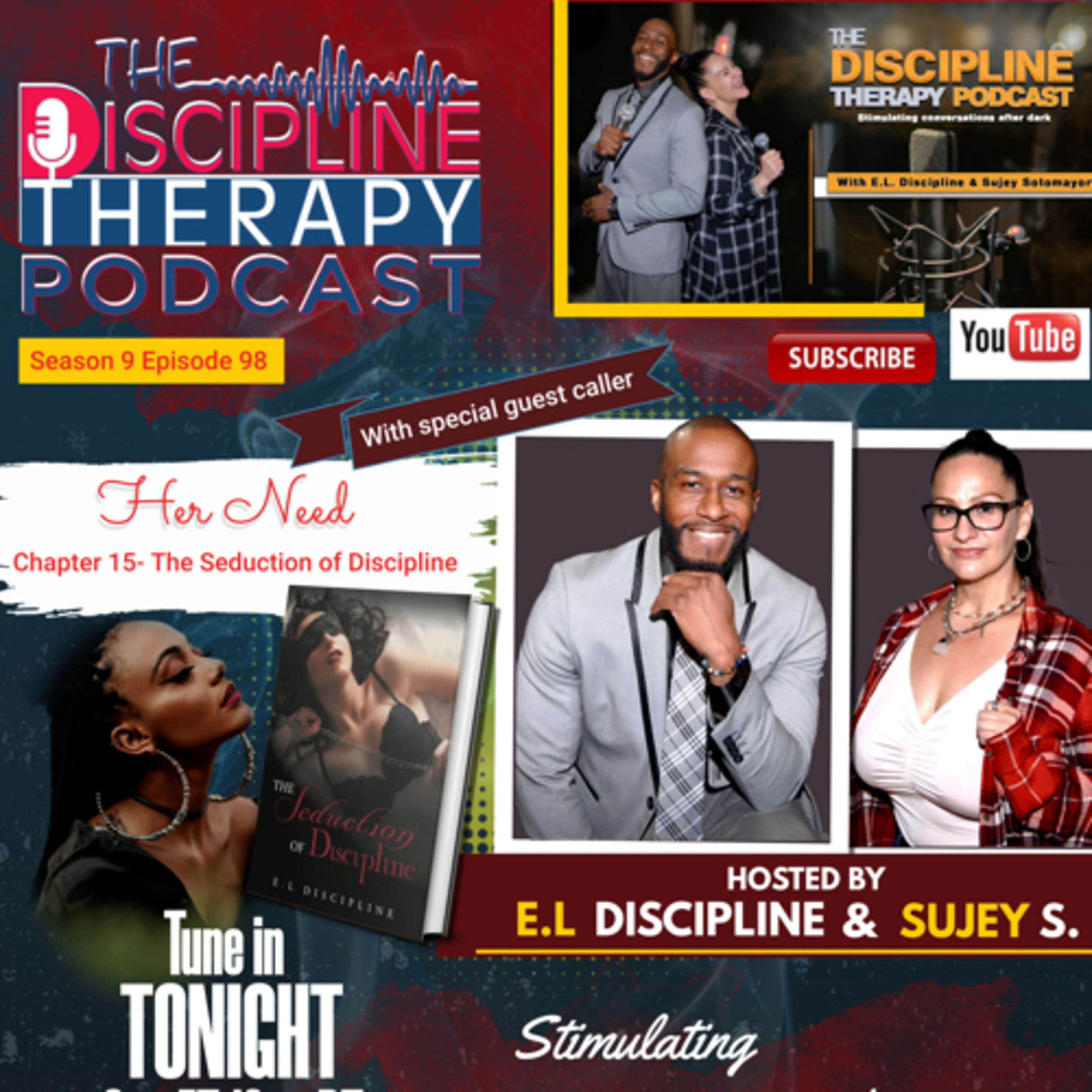 S9: Ep. 98- Her Need (Ch. 15- The Seduction of Discipline book) w/ guest episode artwork