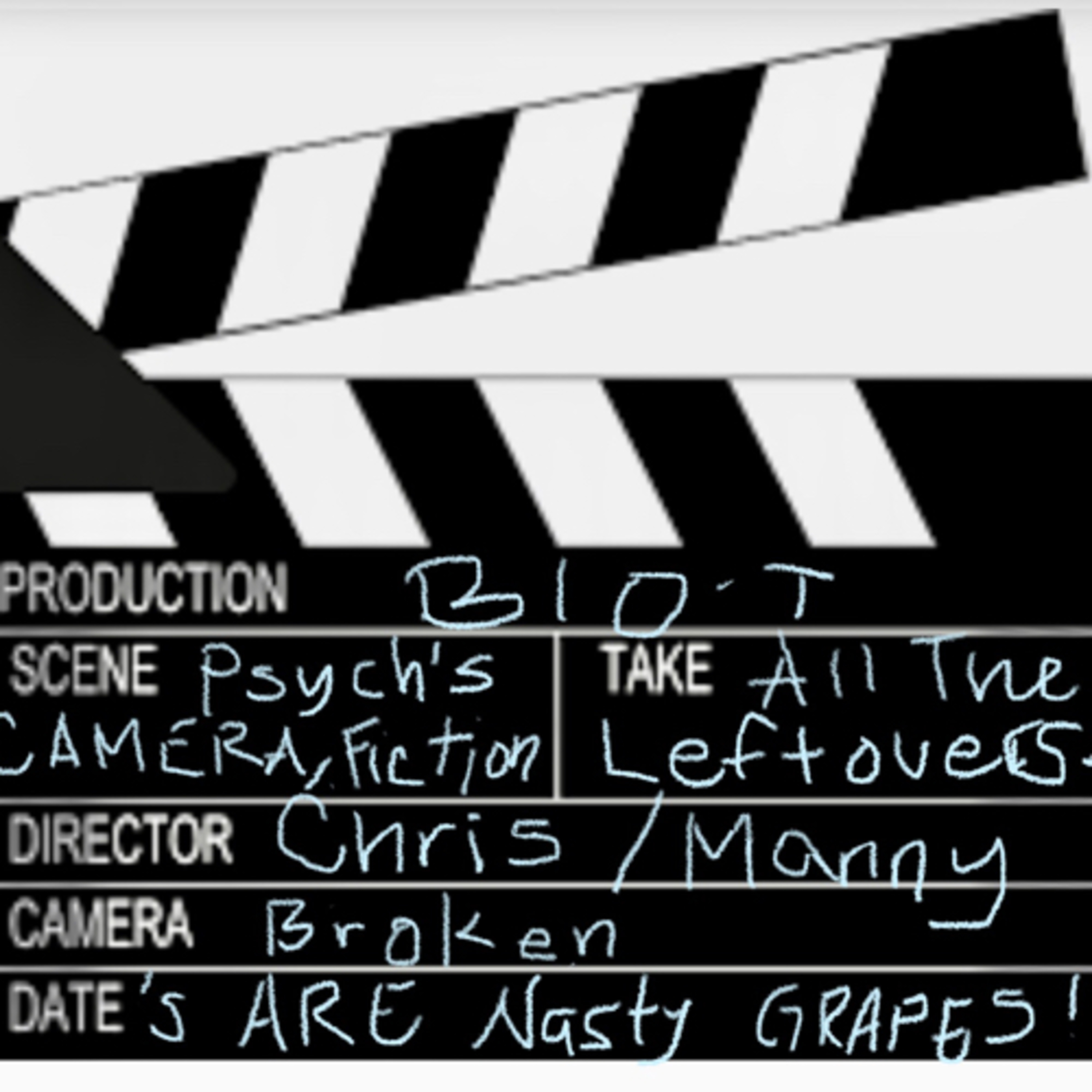 S.2E14 Psychs Camera Fiction 🎥 lost & found tapes.  episode artwork