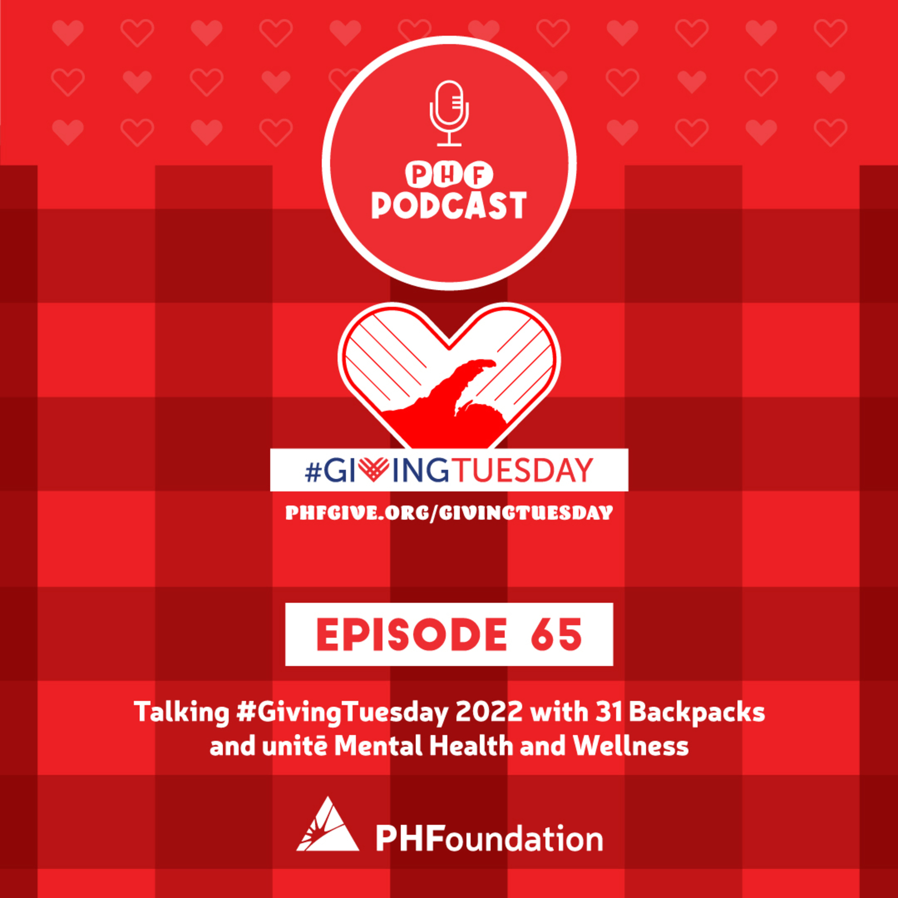 Talking #GivingTuesday 2022 with 31 Backpacks and unite Mental Health and Wellness episode artwork