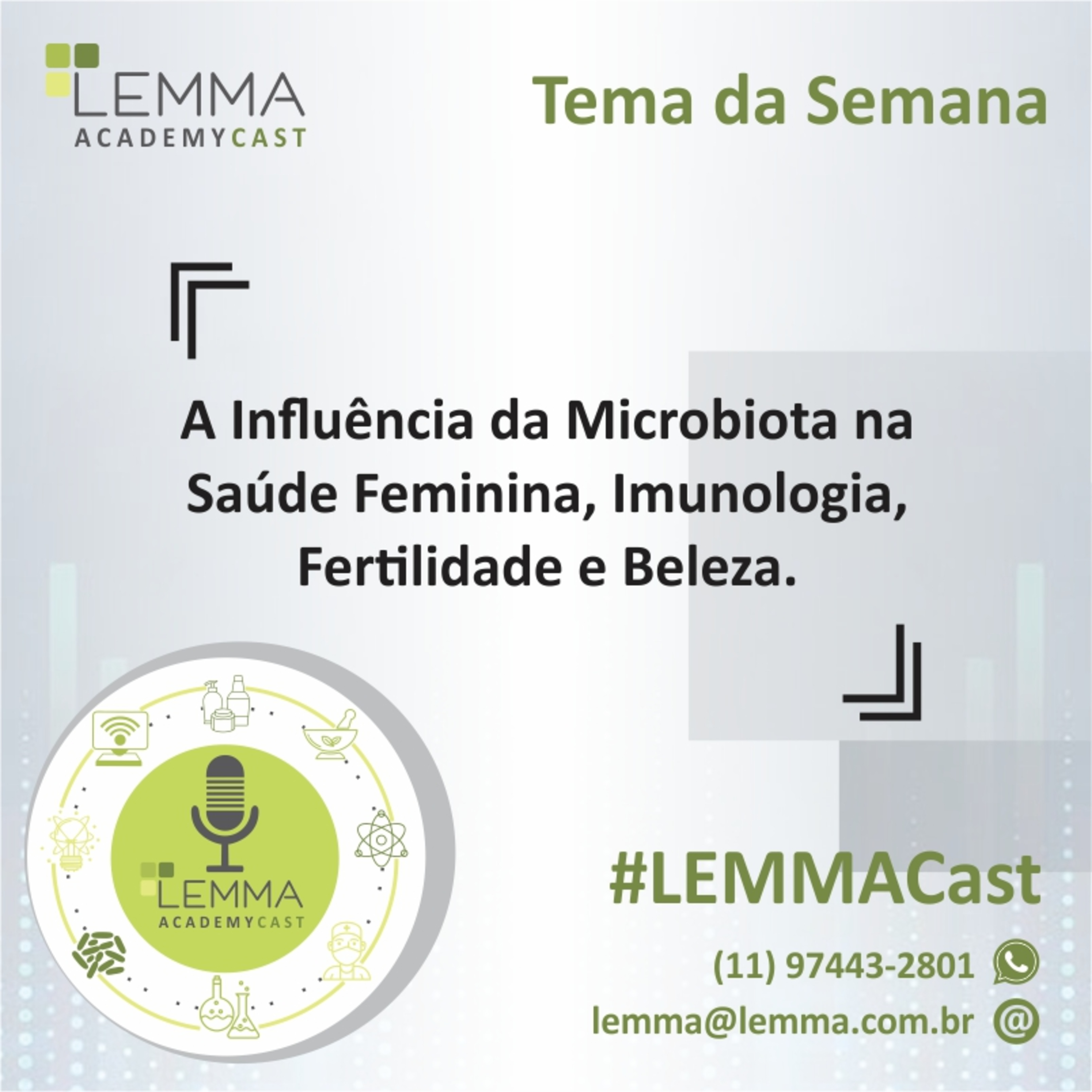 LEMMA AcademyCast - Probióticos e Saúde da Mulher episode artwork