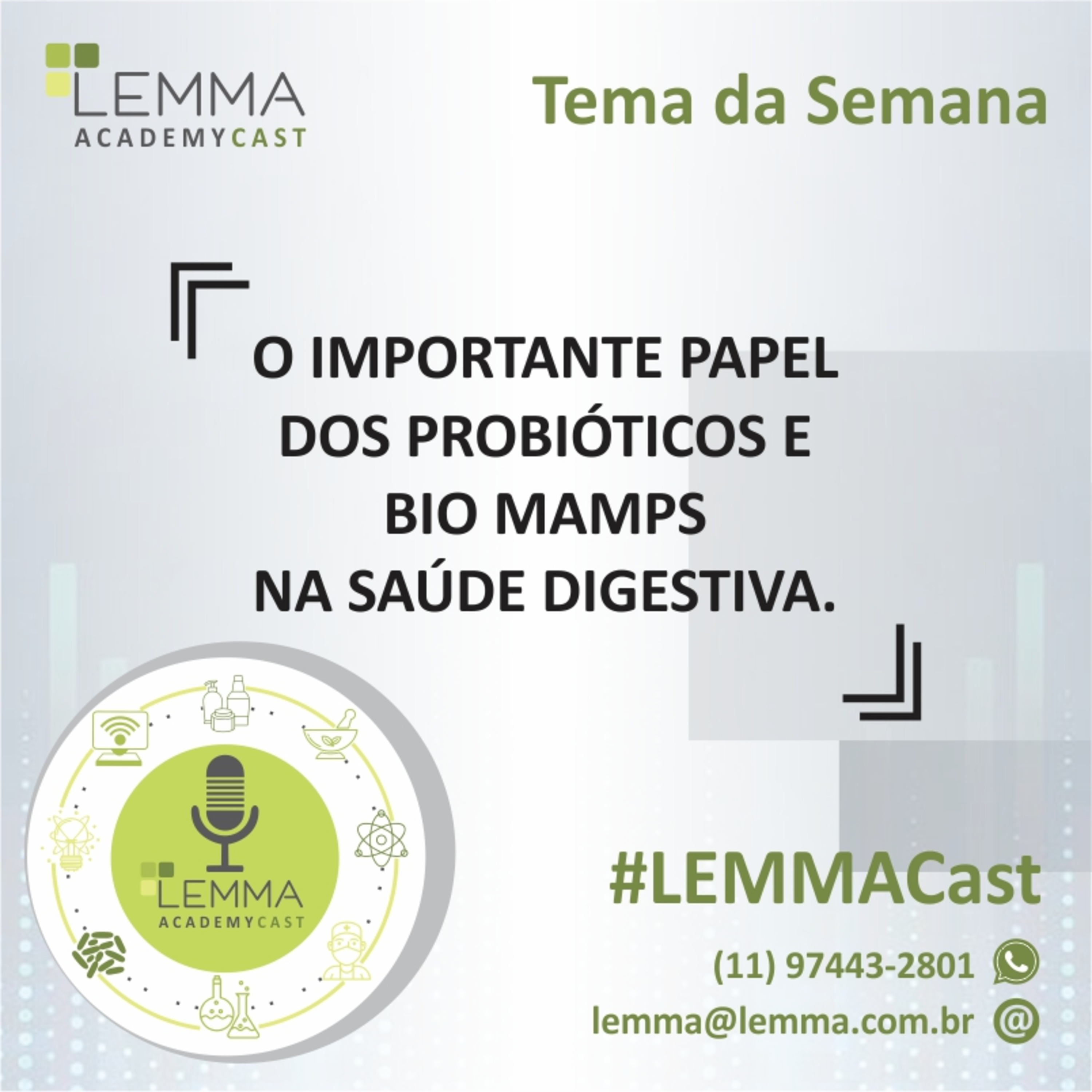 LEMMA AcademyCast - Probióticos e Saúde Digestiva