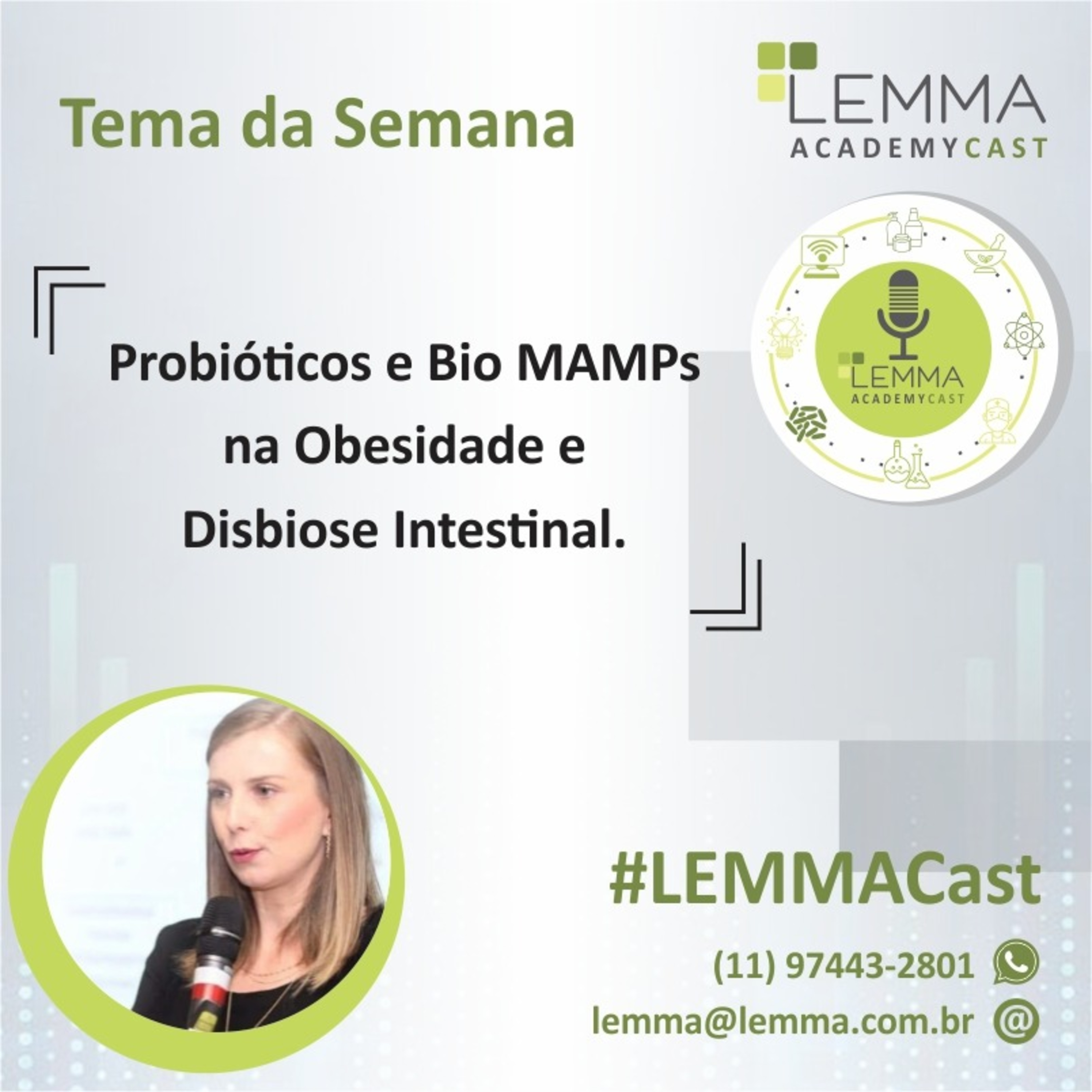 LEMMA AcademyCast - Obesidade e Disbiose Intestinal