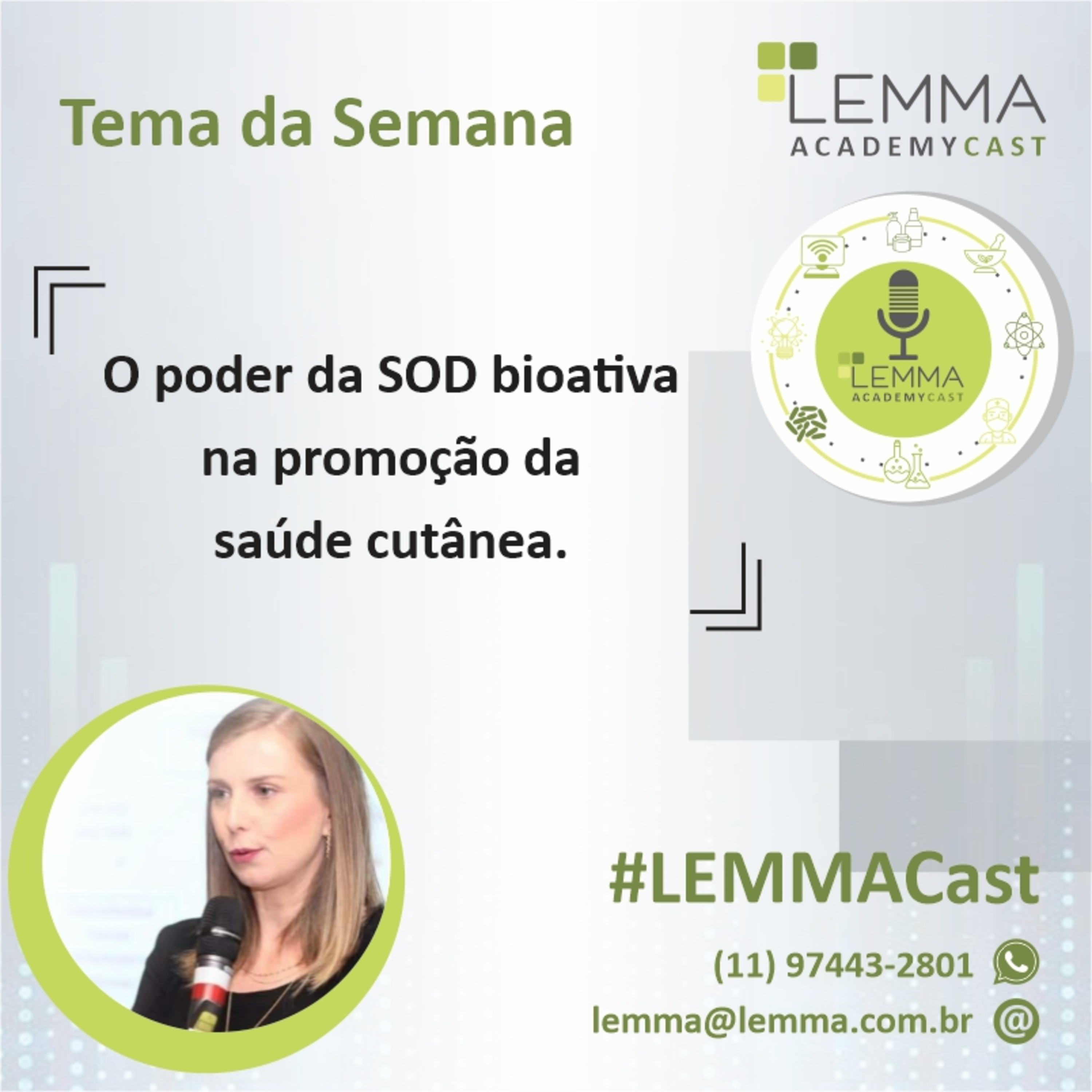 O poder da SOD bioativa na promoção da saúde cutânea. episode artwork