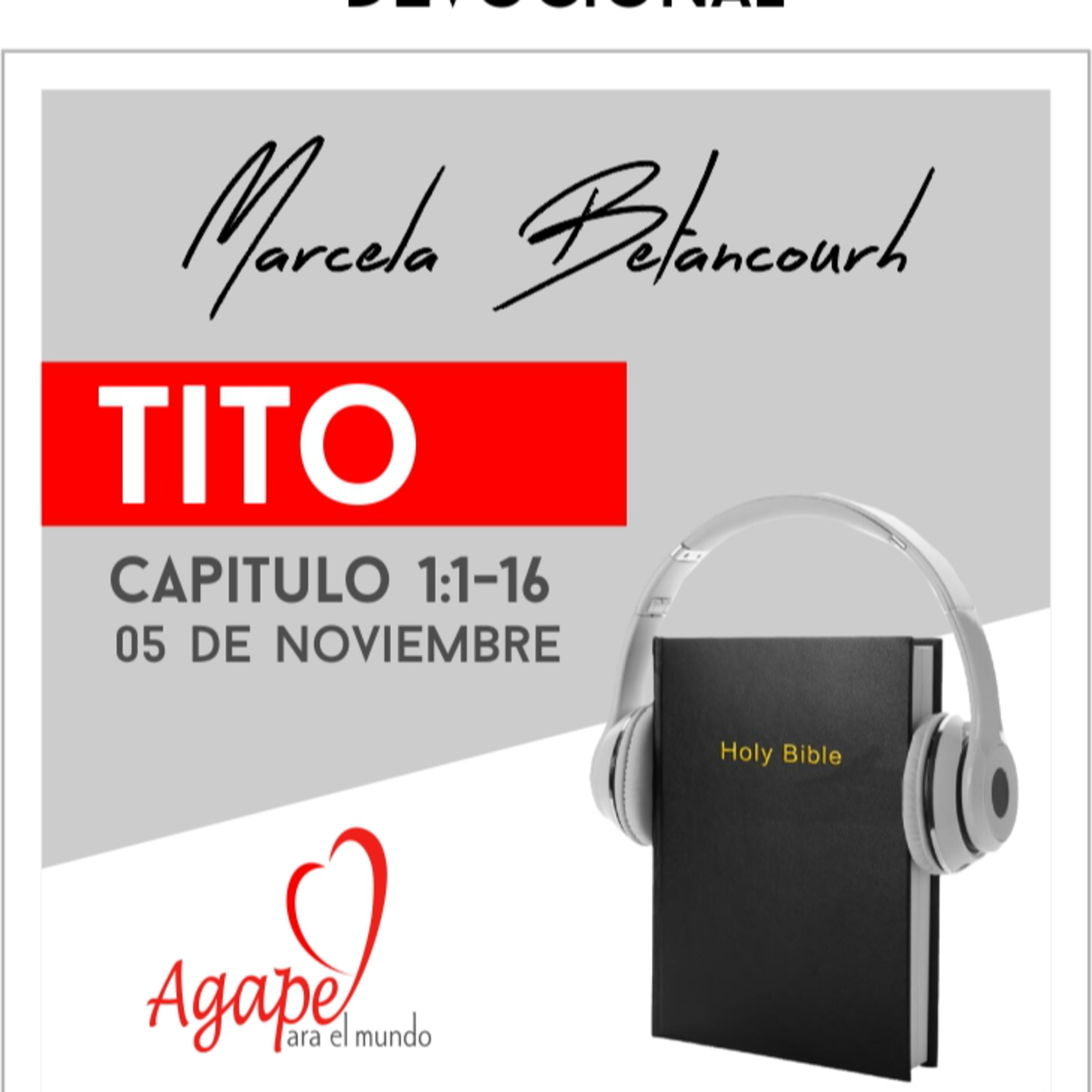 Portada de Ágape para El Mundo