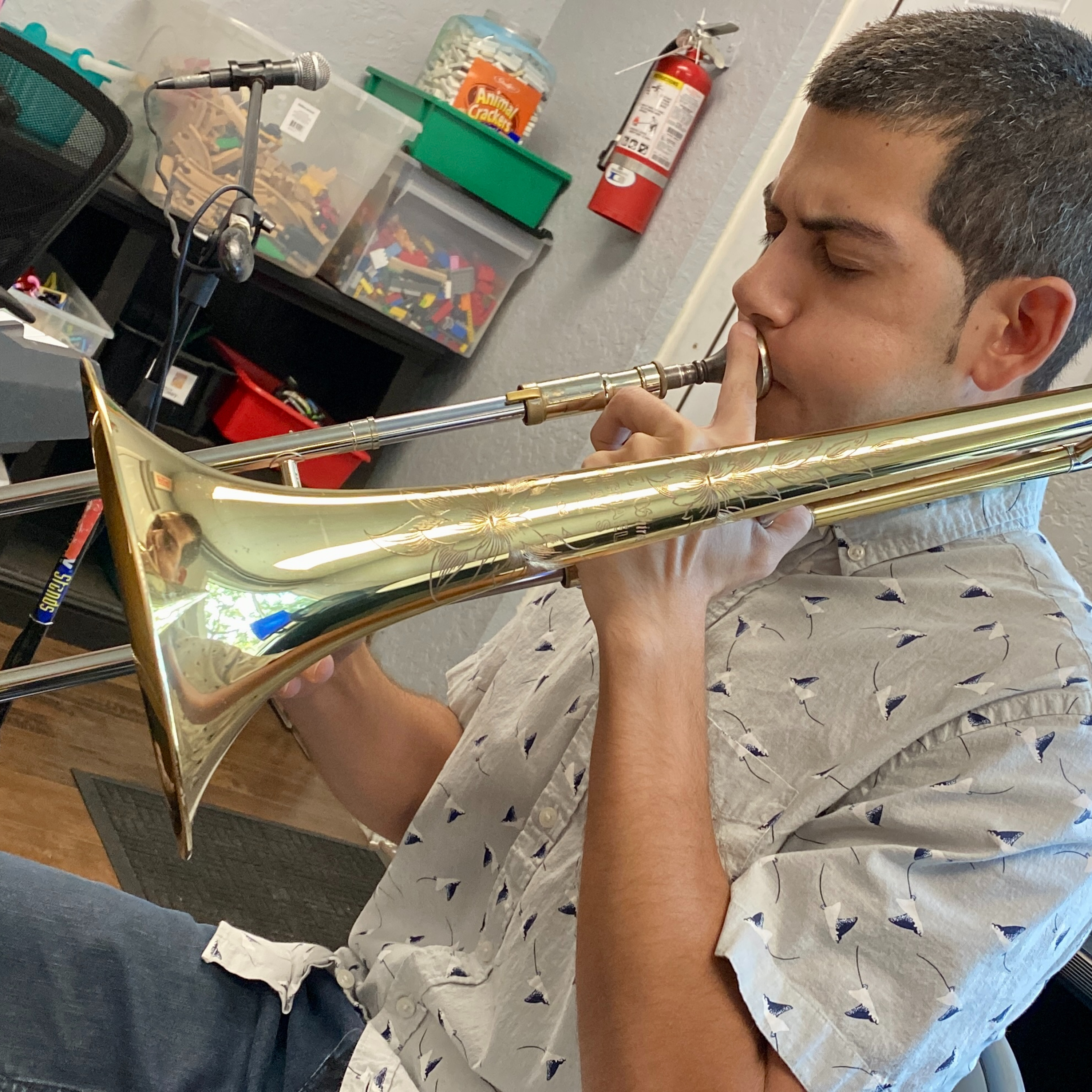 "Air" Slur Technique on Trombone - with Tyler Wertman