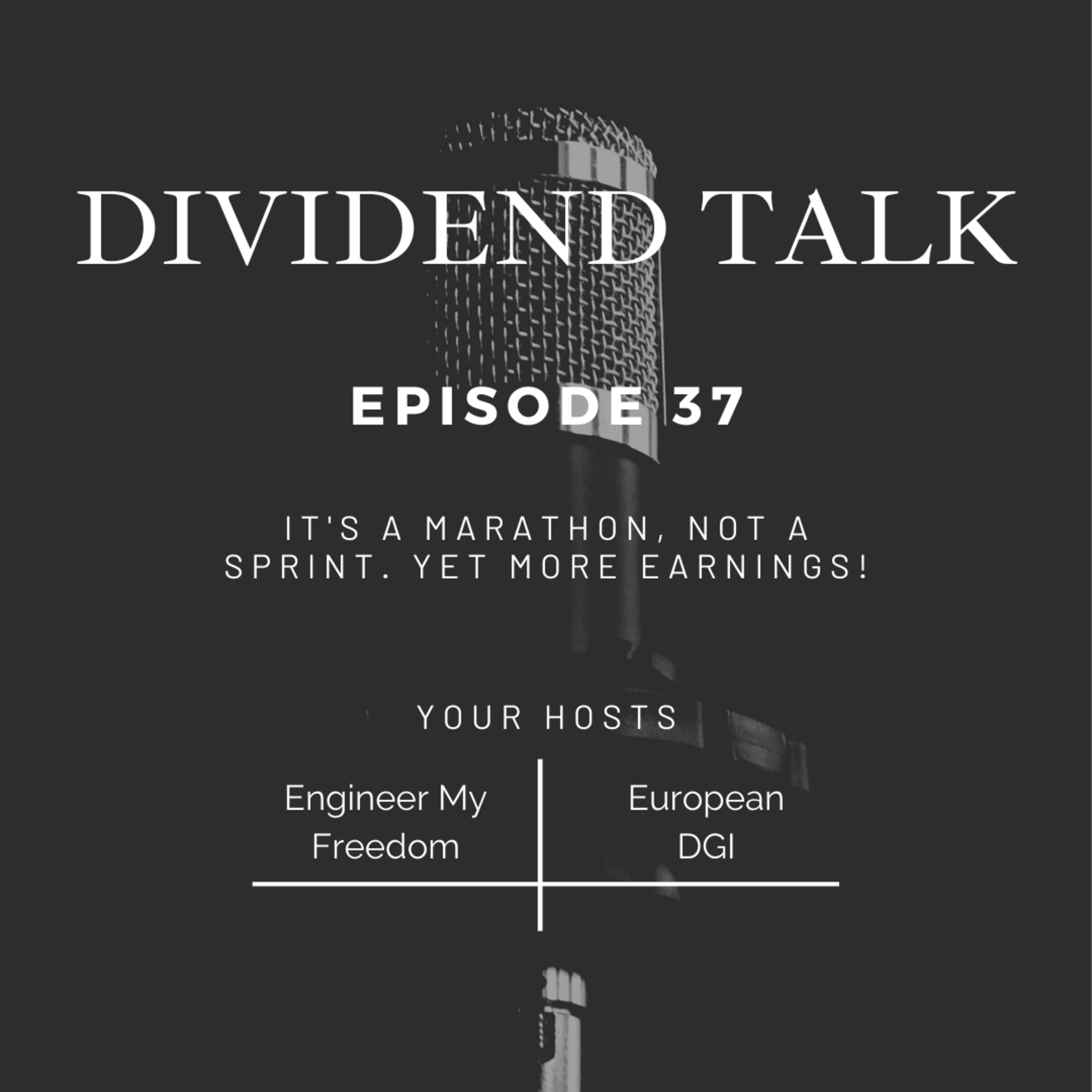 Ep #37 - Its a marathon and not a sprint. Yet more earnings! | $O $BASF $REE $MUV2