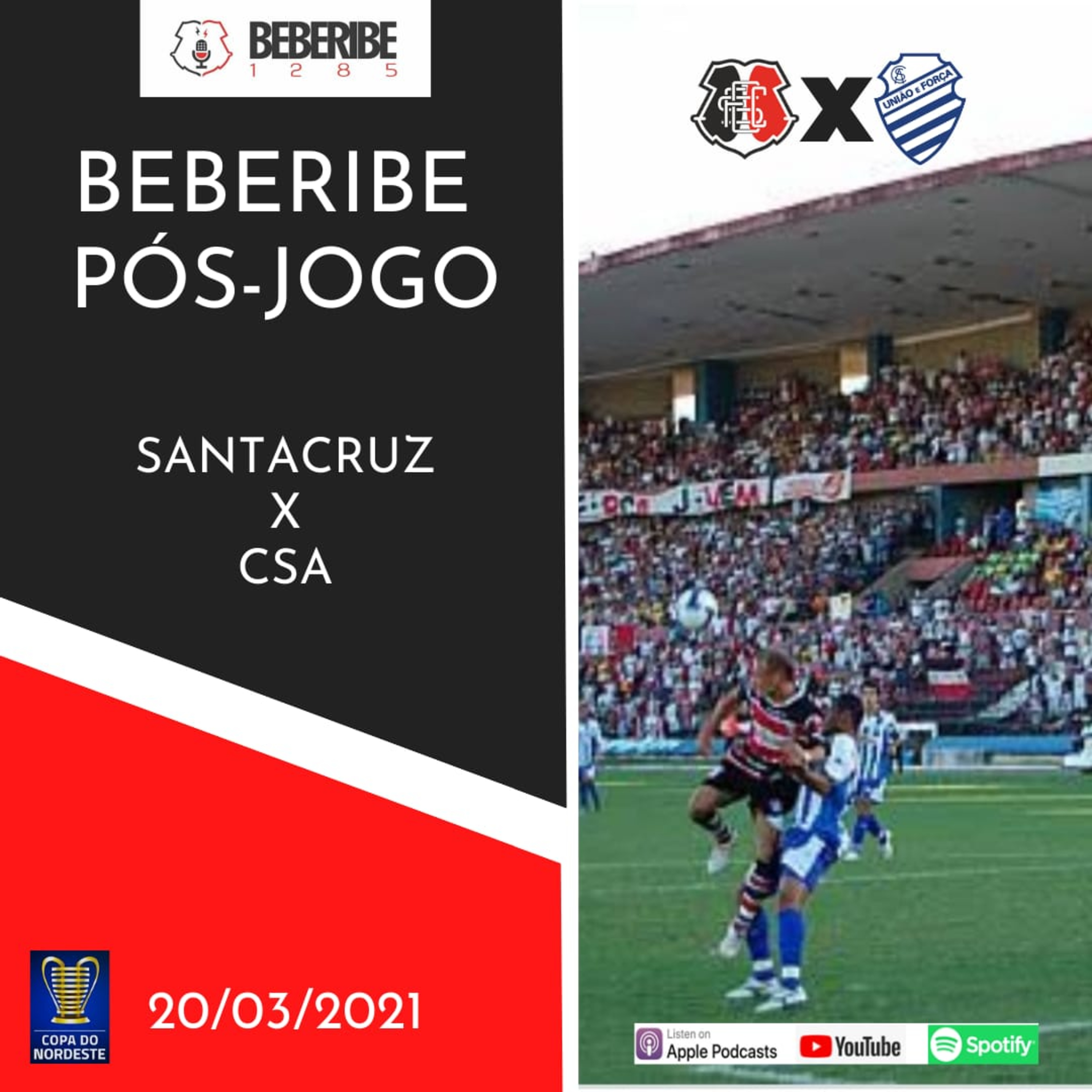 #82 - Pós Jogo - Santa Cruz 1 x 2 CSA - 4º Rodada Copa do Nordeste 2021 episode artwork