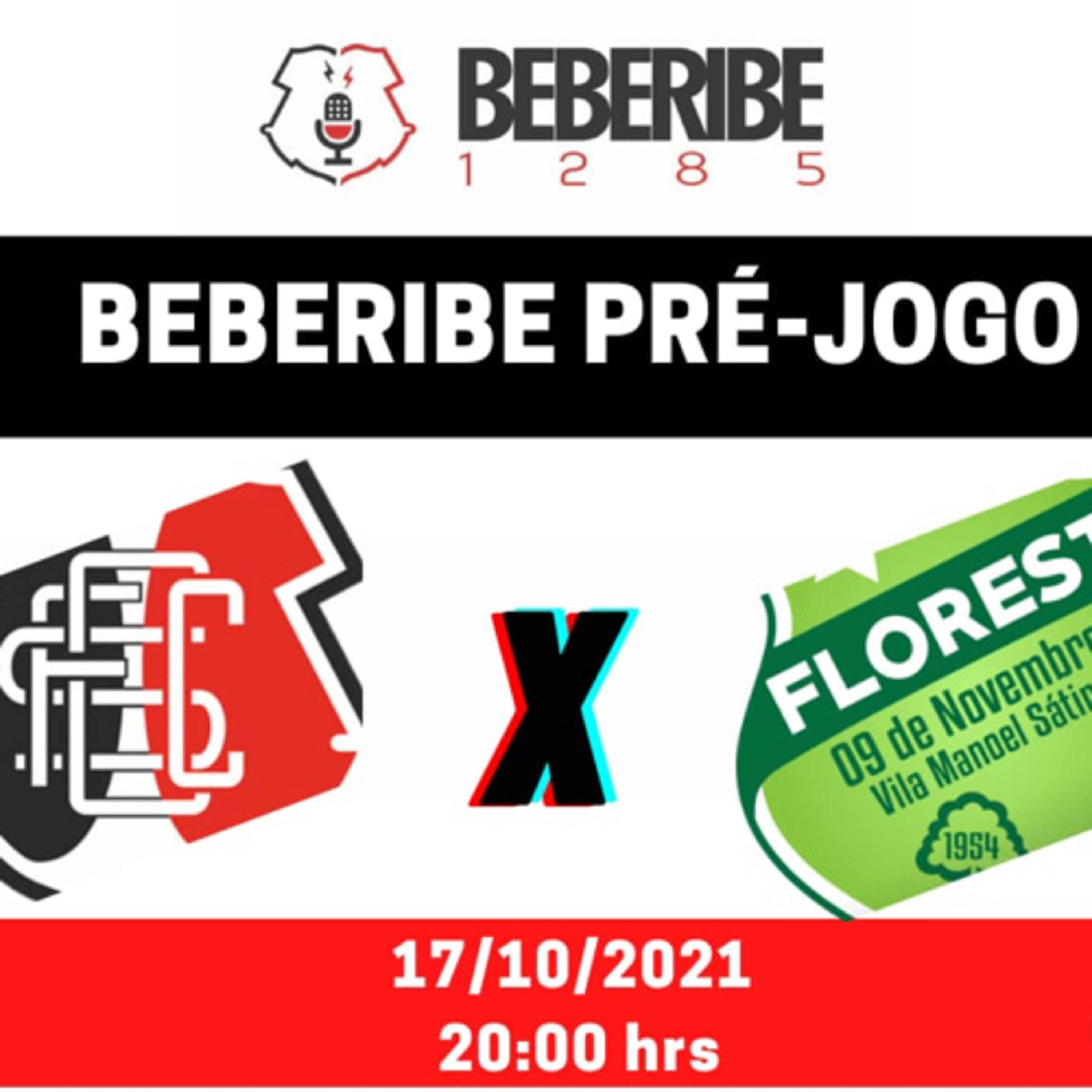 #161 - Pré Jogo e Mesa Redonda do Beberibe - Santa Cruz X Floresta episode artwork