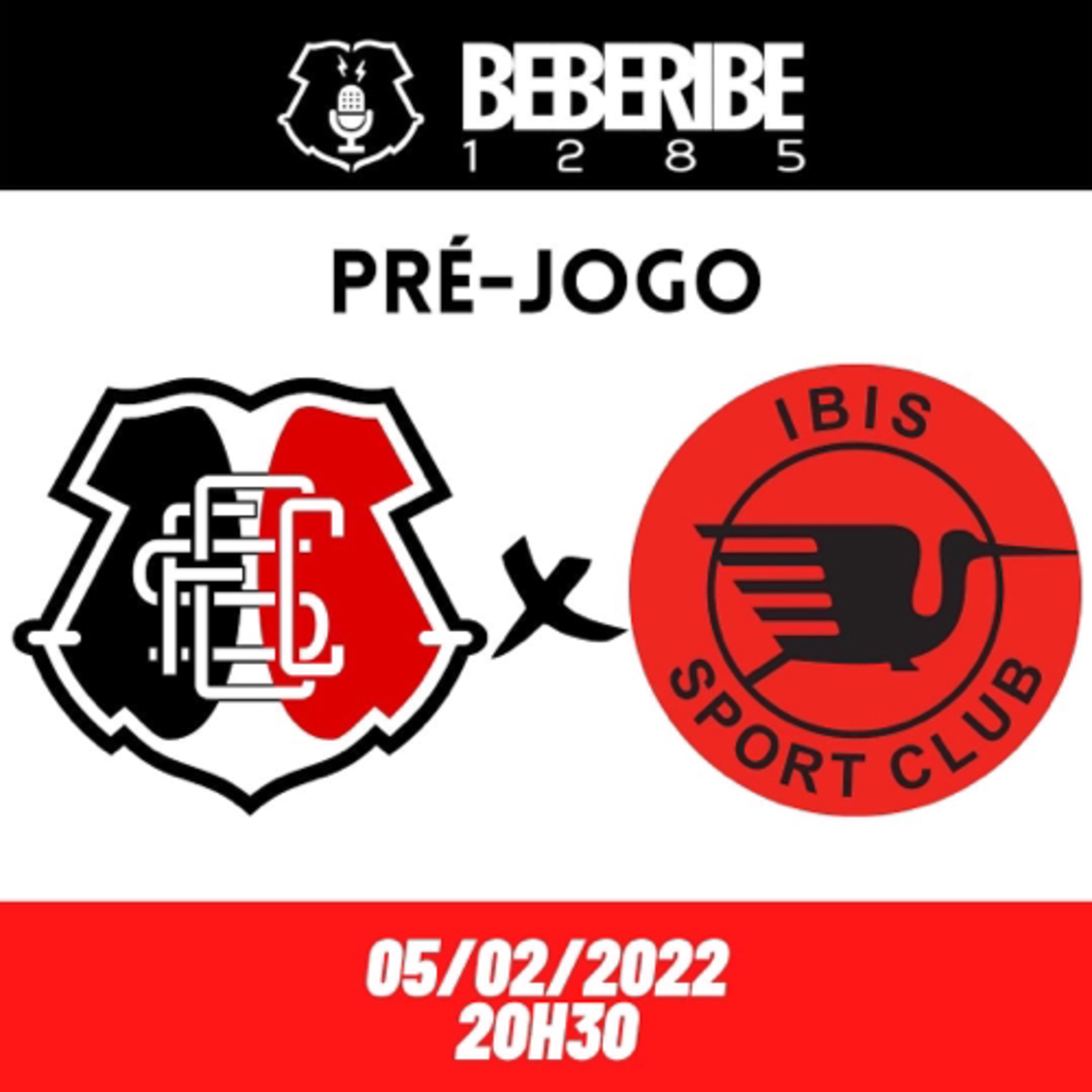 #186 - Pré-Jogo do Beberibe - Santa Cruz x íbis - Campeonato PE 2022. episode artwork
