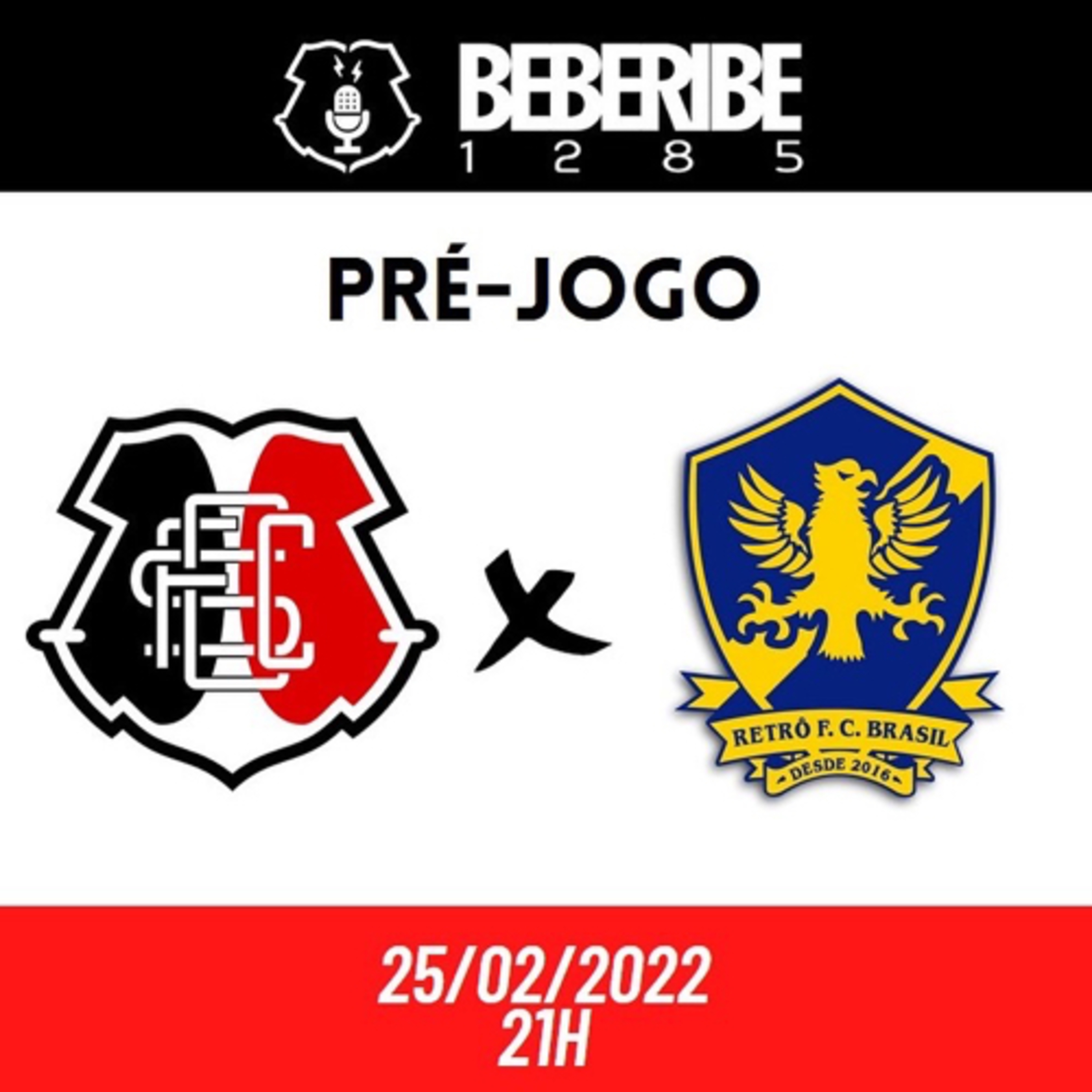 #196 - Pré-Jogo do Beberibe - Santa Cruz x Retrô - Campeonato PE 2022 episode artwork