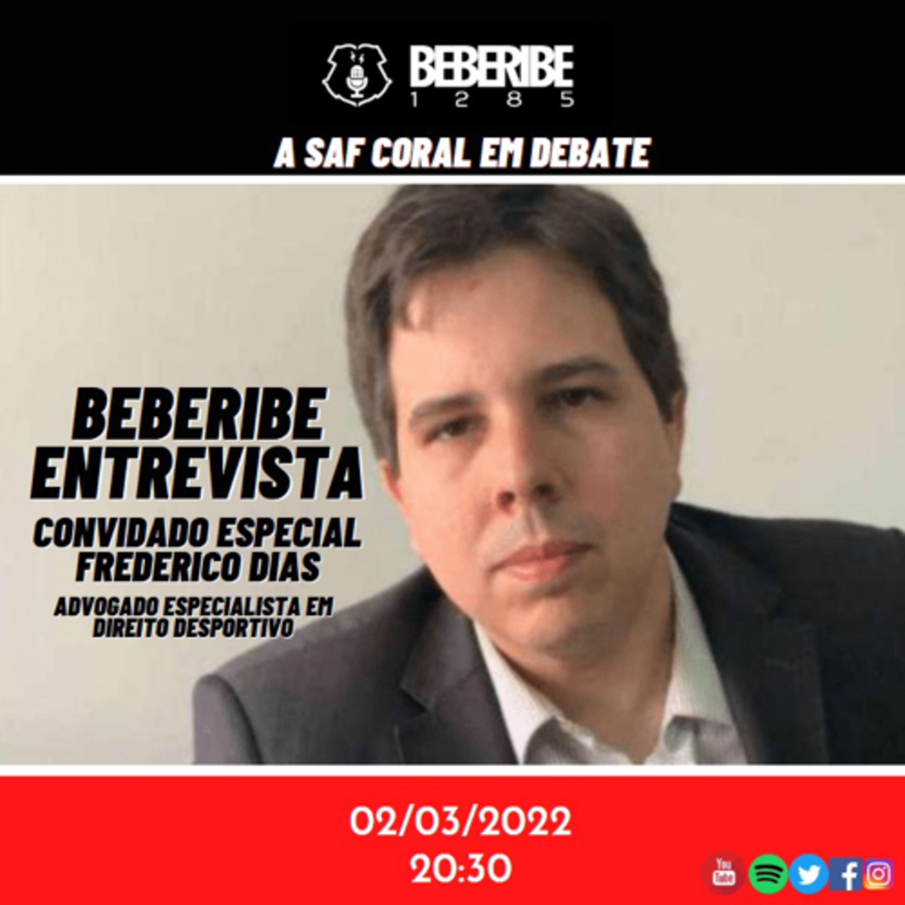 #198 - Beberibe Entrevista - A SAF Coral em debate com a Part. Especial de Frederico Dias. episode artwork