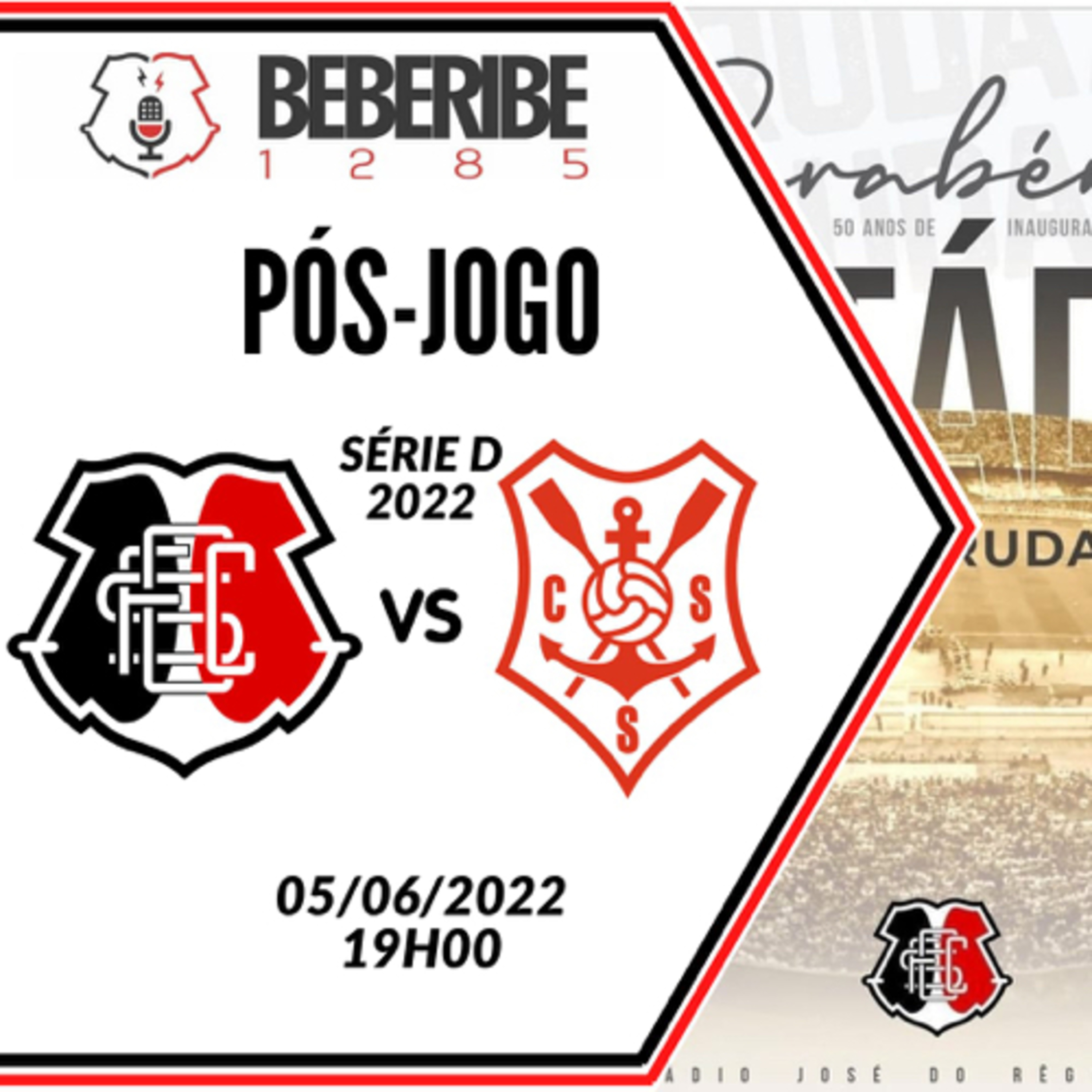 #232 - 🎙Pós-Jogo do Beberibe - Santa Cruz 1 x 0 Sergipe - BR 2022 episode artwork