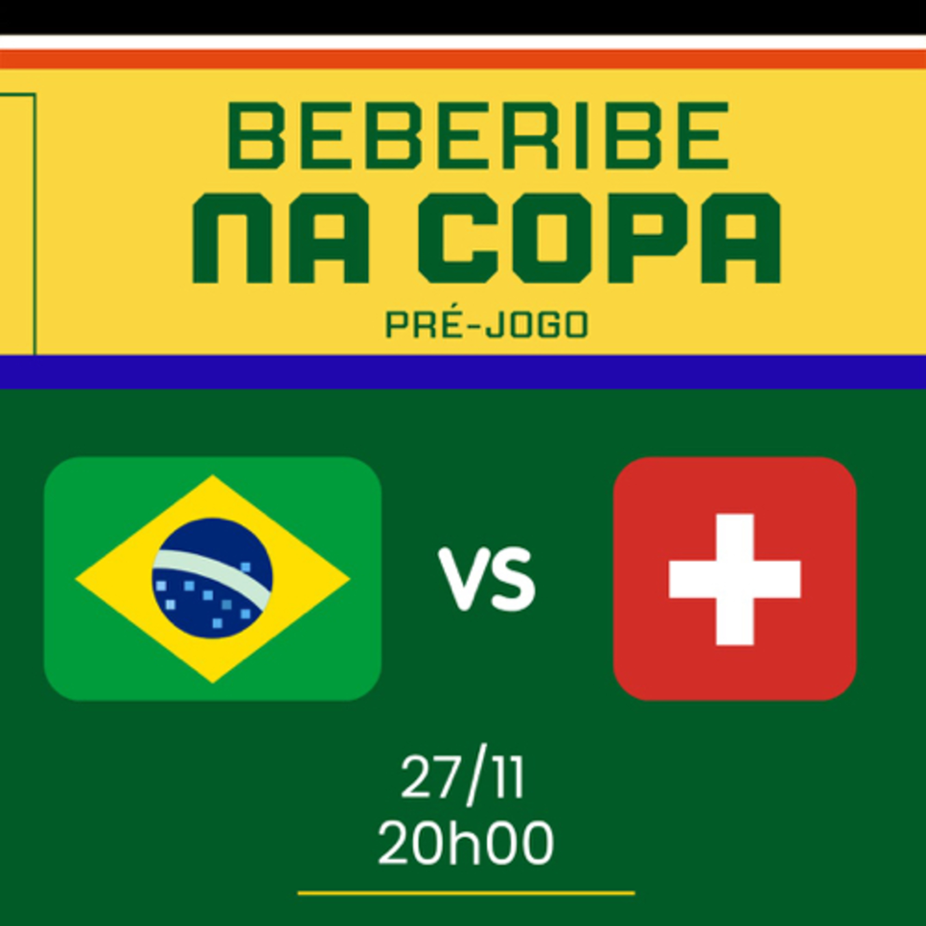 #004 - Pré-Jogo - Brasil x Suíça - Copa do Mundo 2022 e notícias do Santa Cruz 🇾🇪 episode artwork