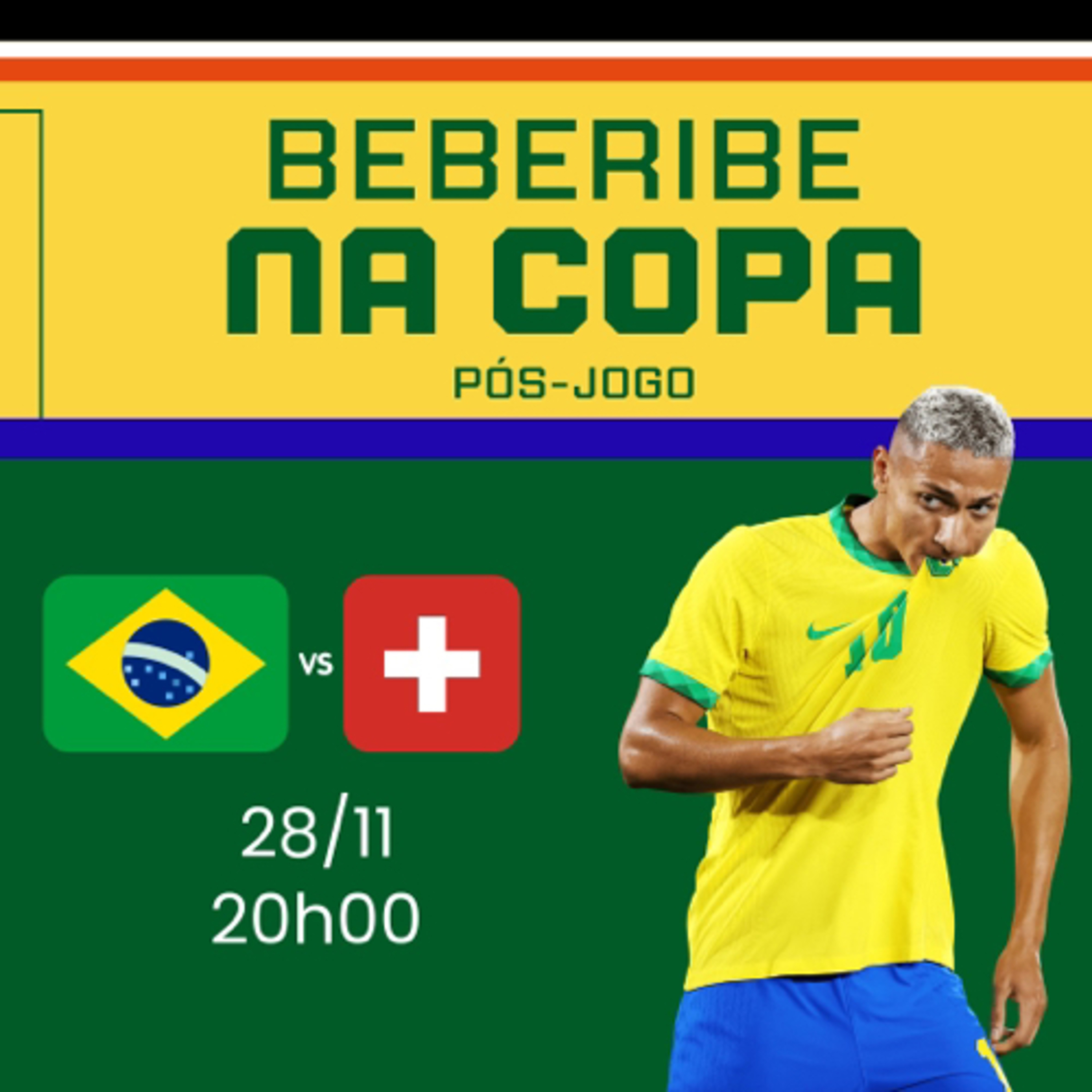 #005 - Pós-Jogo - Brasil x Suíça - Copa do Mundo 2022 episode artwork