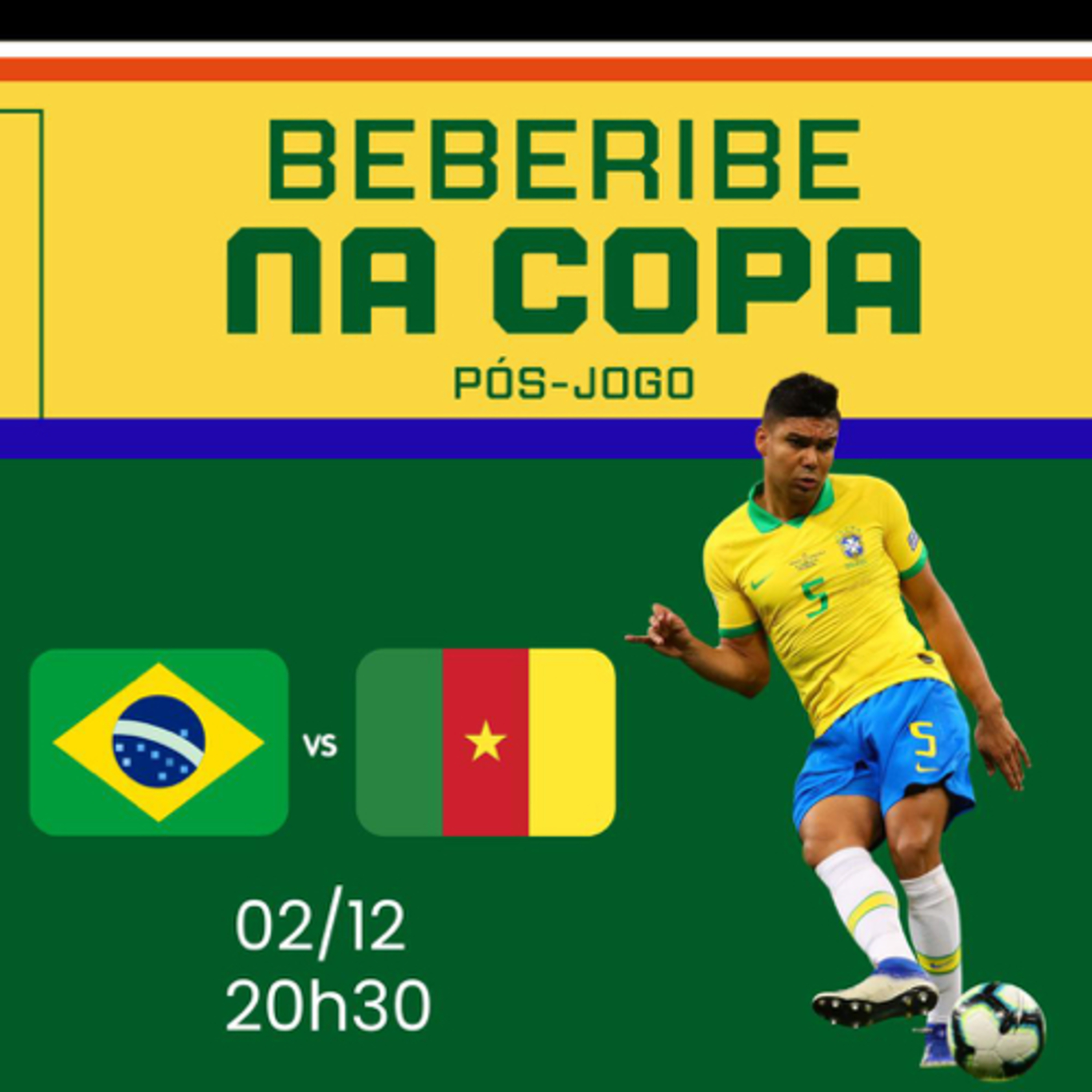 #007 - Pós-Jogo - Brasil x Camarões - Copa do Mundo 2022 episode artwork