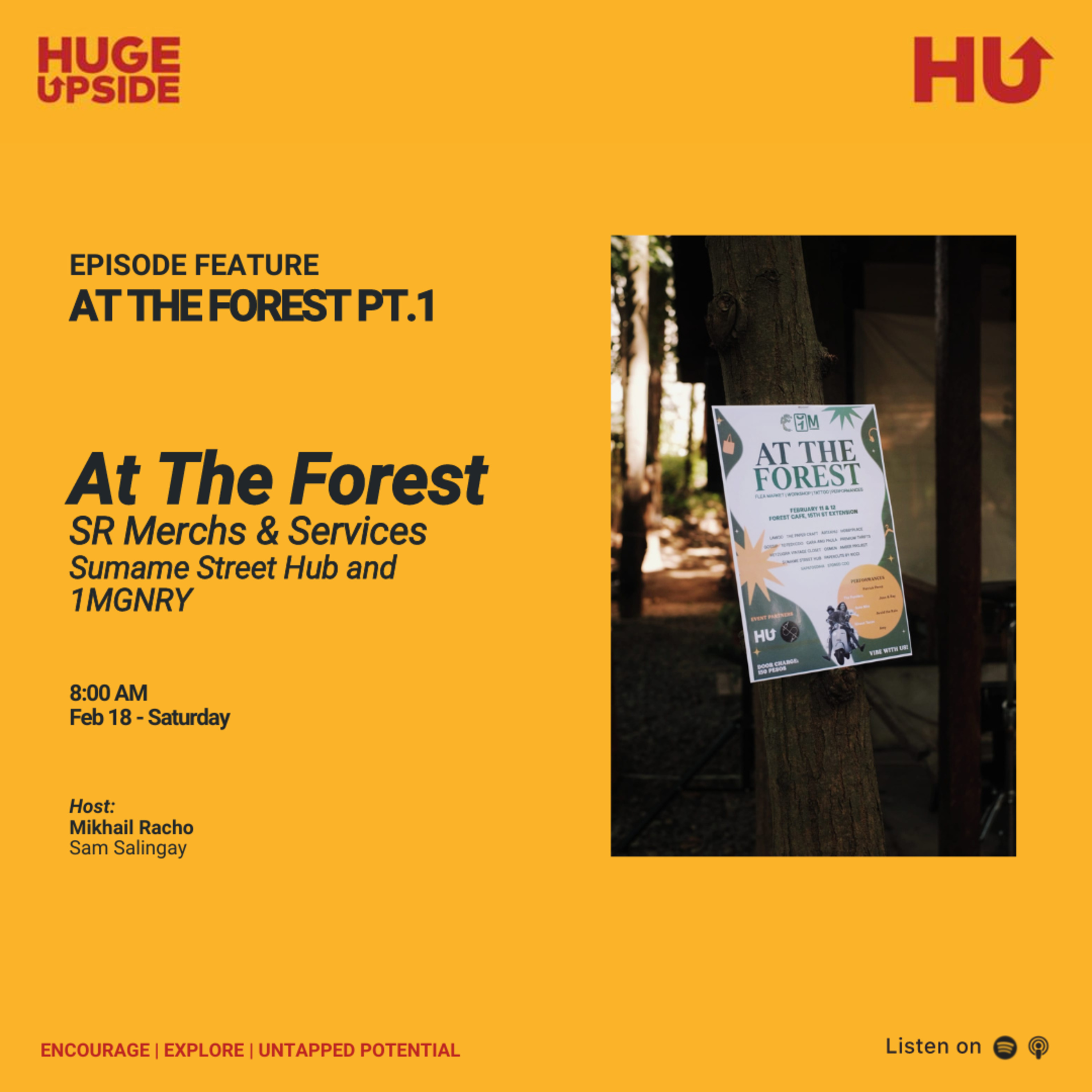AT THE FOREST 🌲✨ Part 1 | SR Merchs & Services, 1MGNRY & Sumame Street Hub