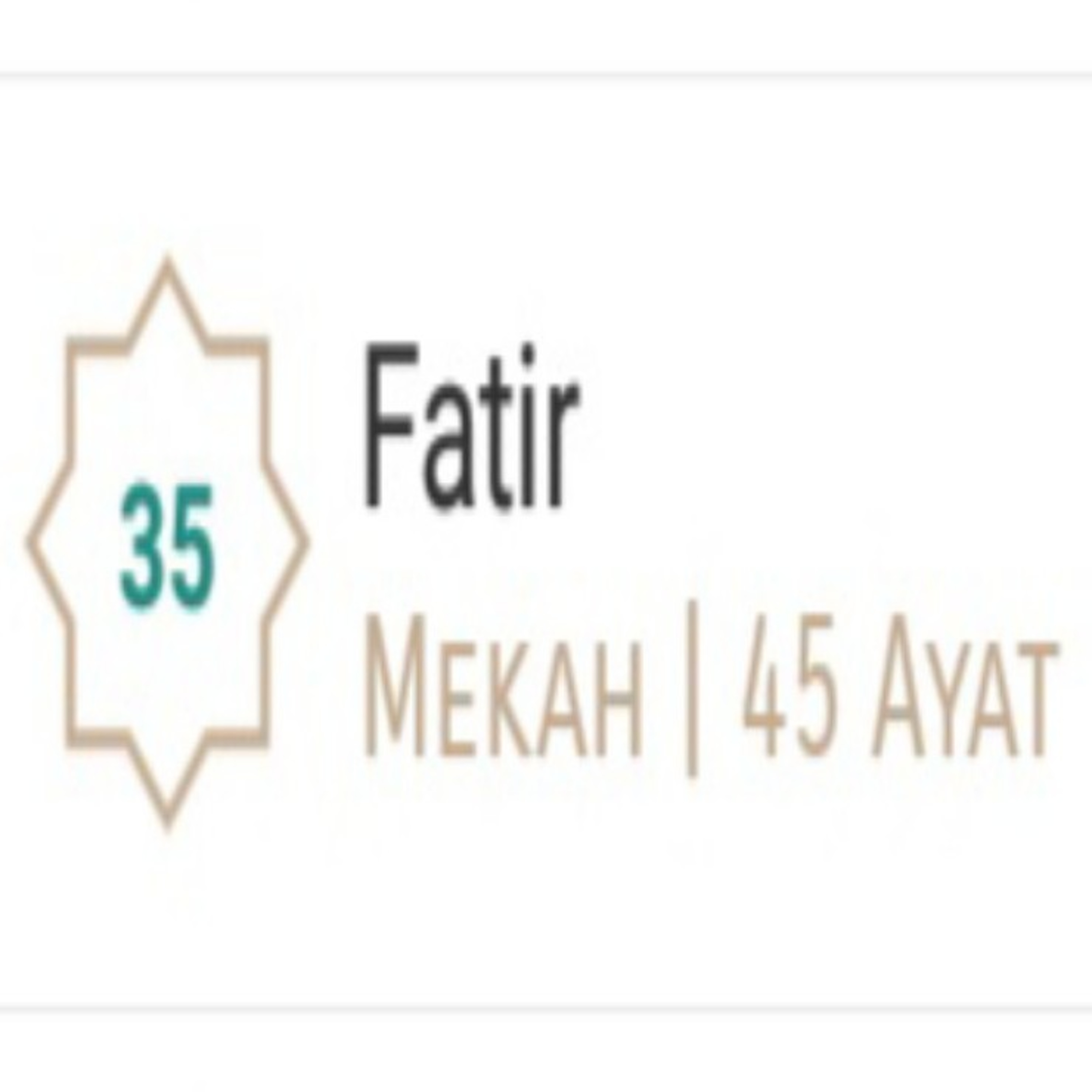 Fatir - Mishary Rashid Alafasy