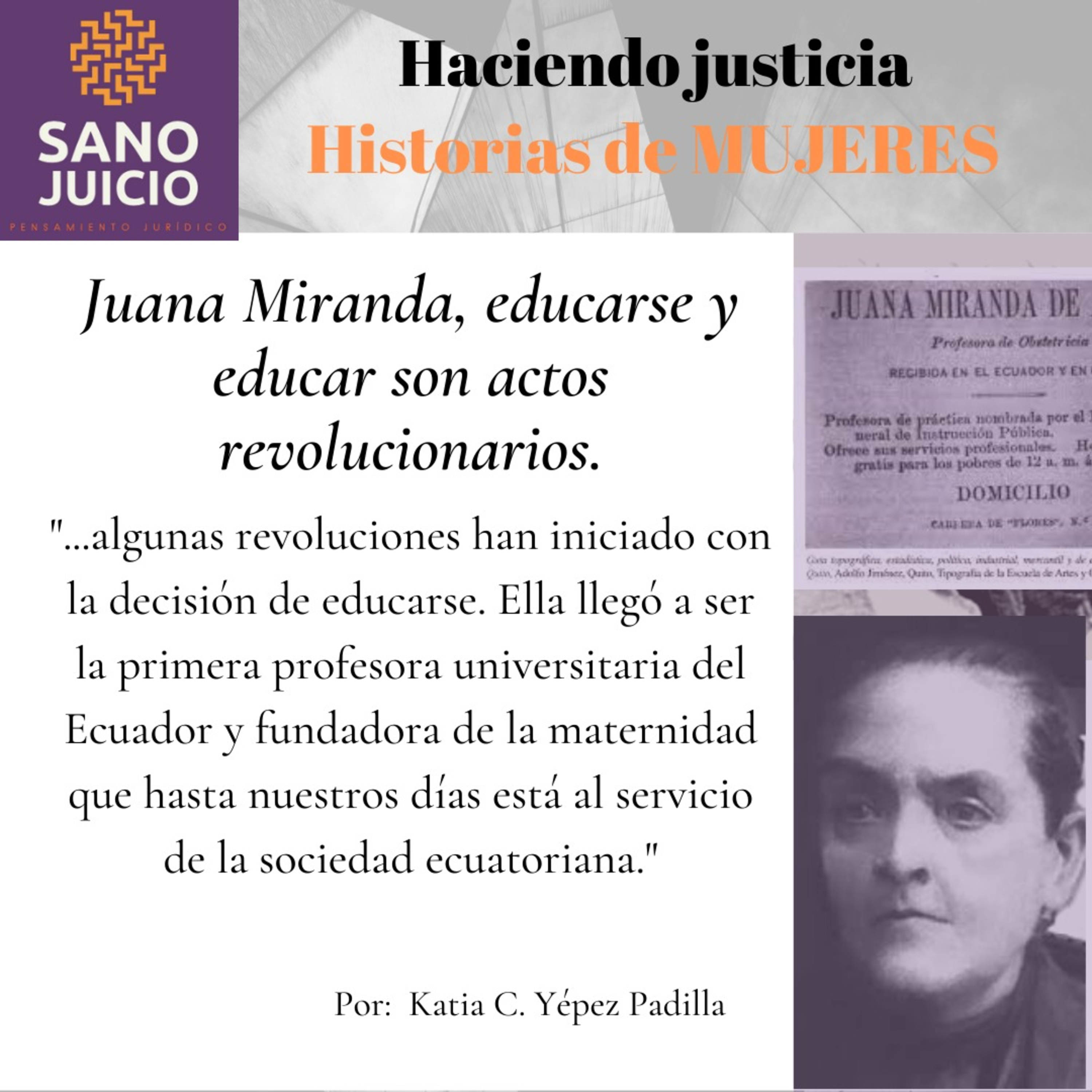 Haciendo justicia: Historias de Mujeres