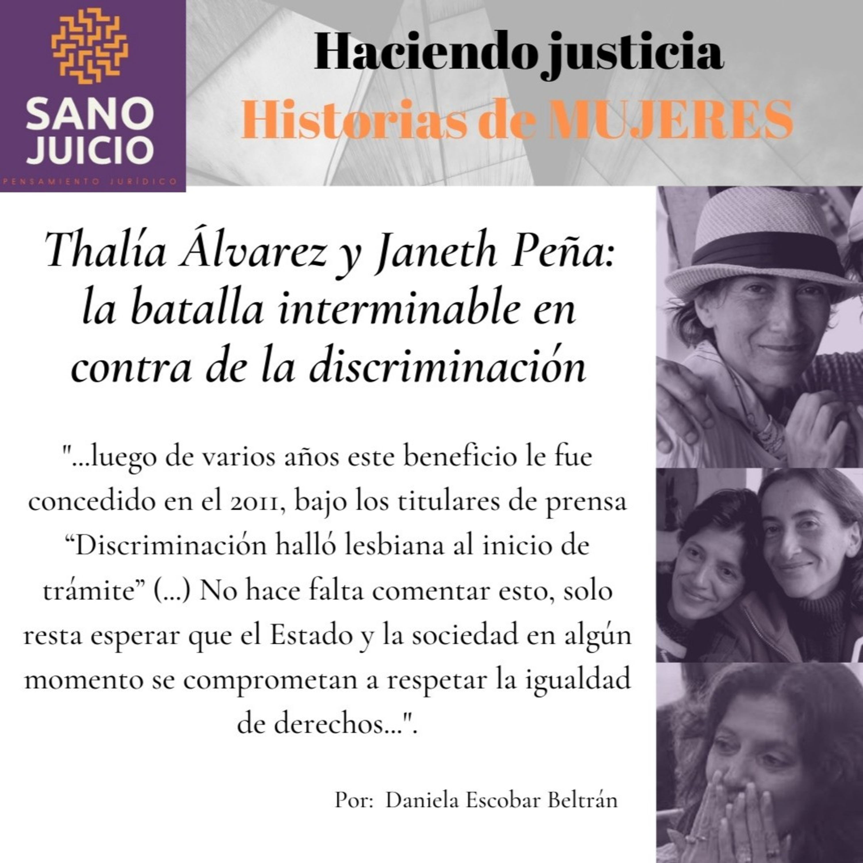 Haciendo justicia: Historias de Mujeres