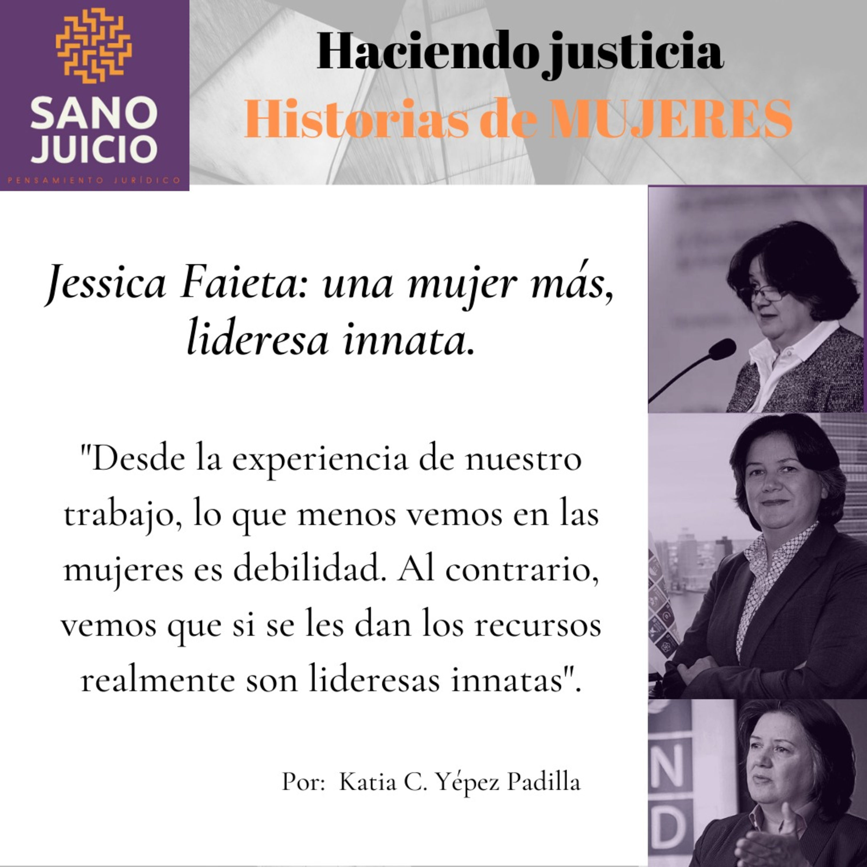 Haciendo justicia: Historias de Mujeres