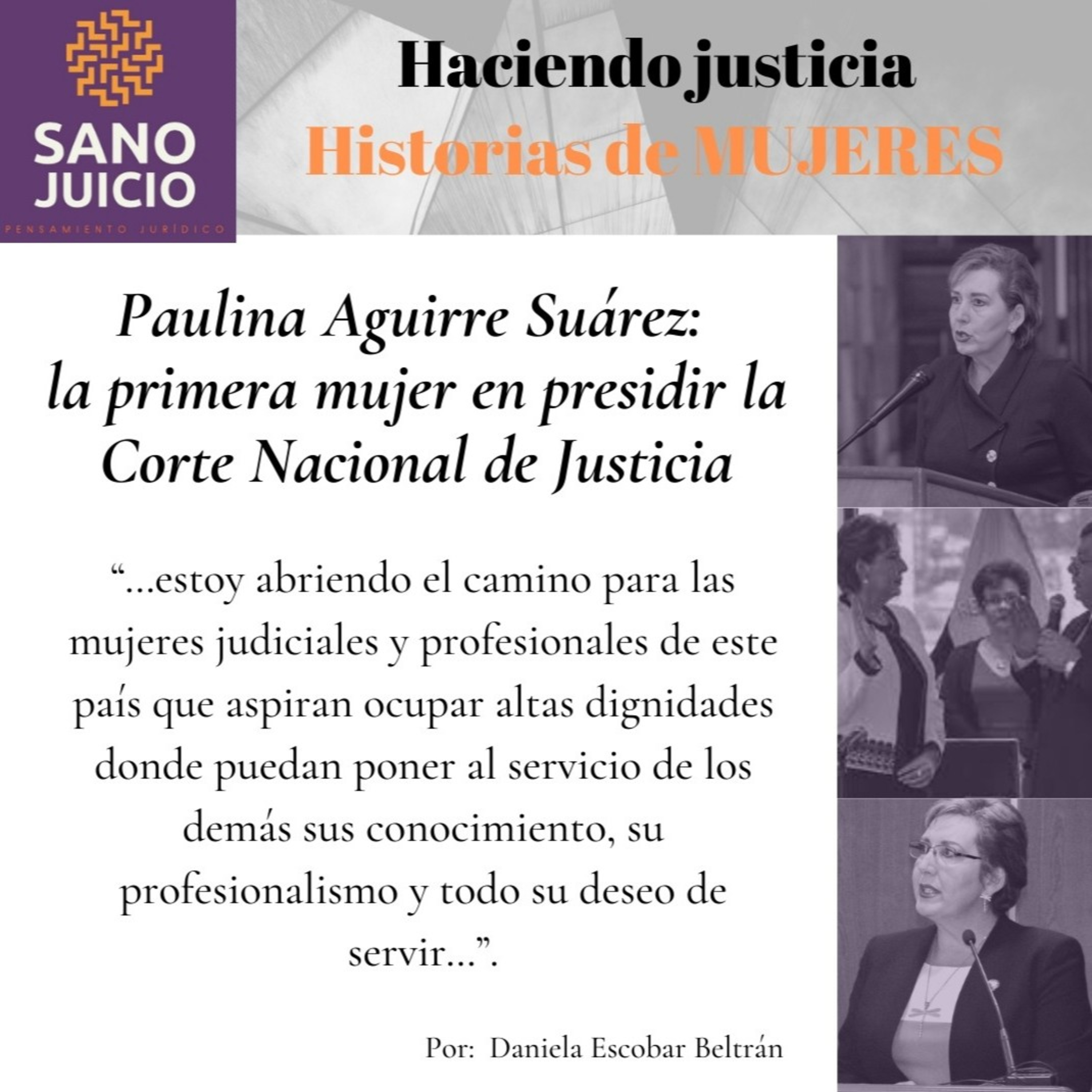 Haciendo justicia: Historias de Mujeres