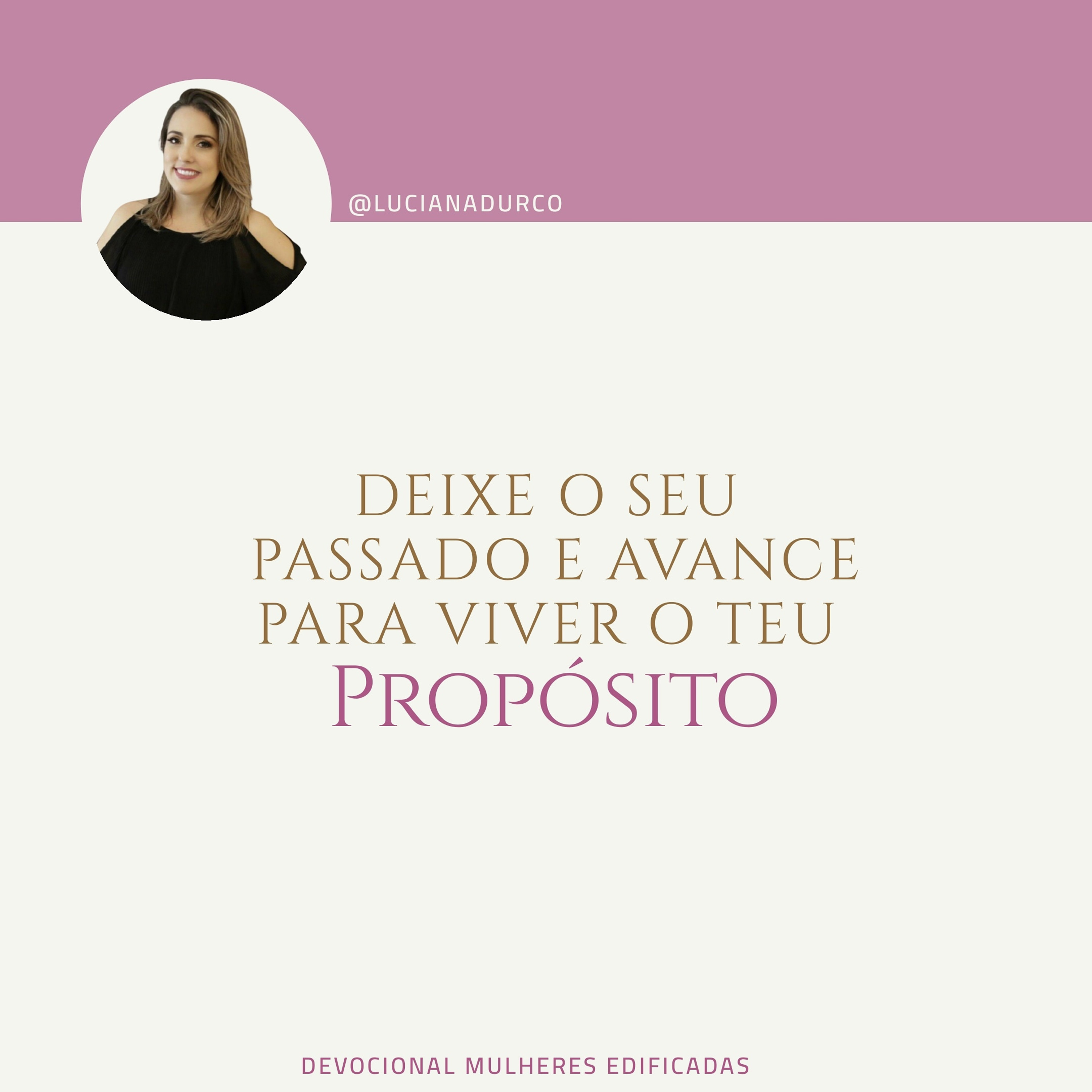 Devocional Mulheres Edificadas