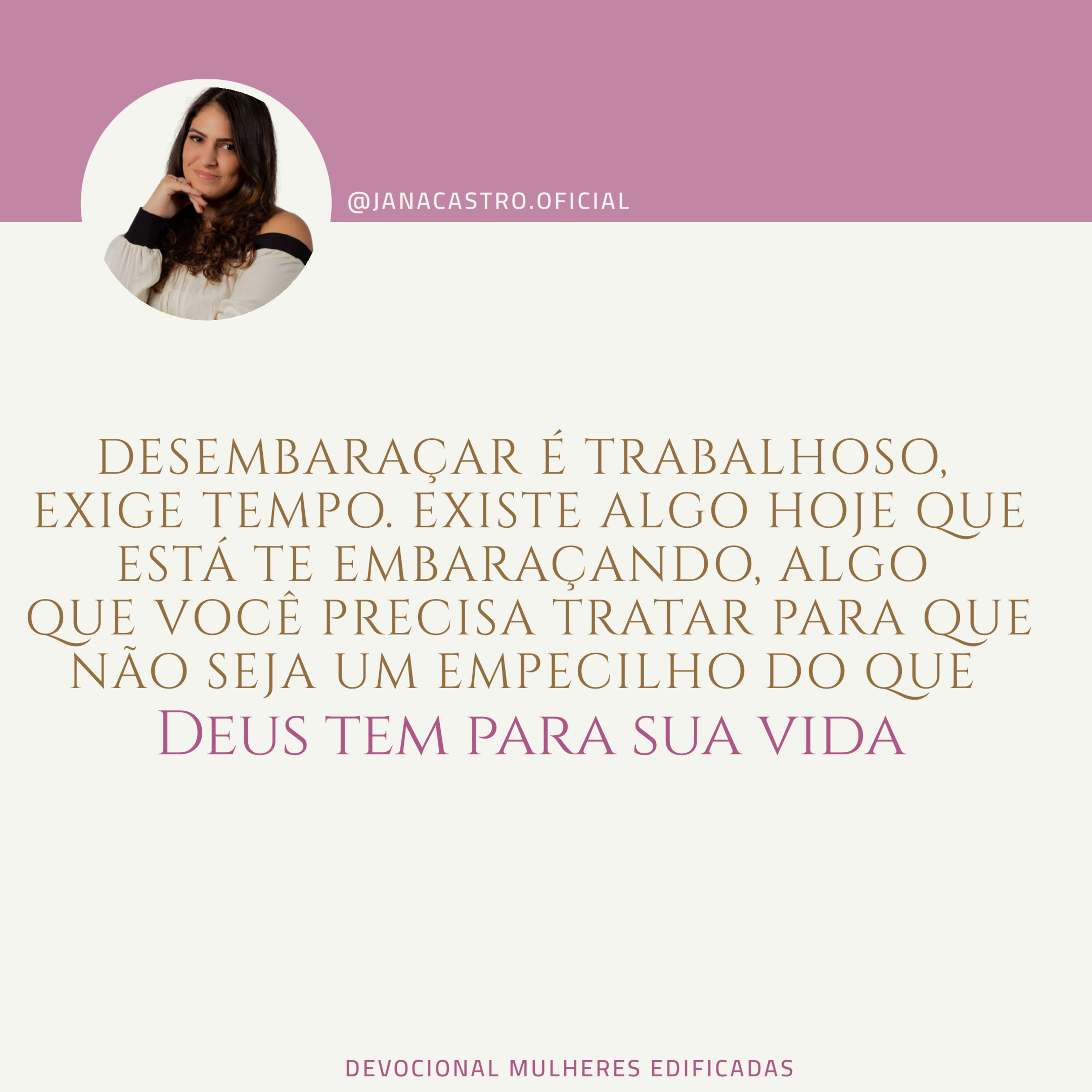 Devocional Mulheres Edificadas