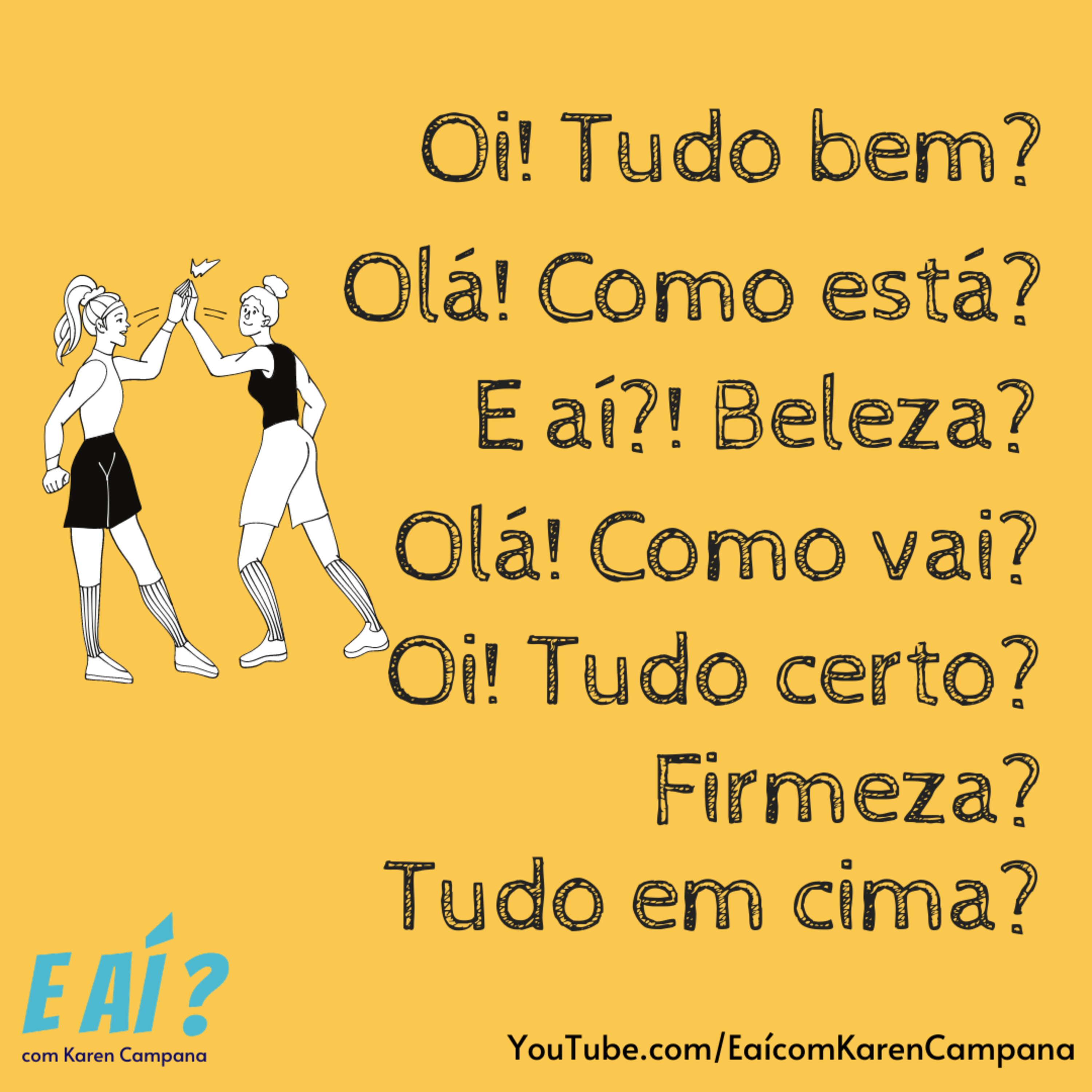 #001 Aulão: Cumprimentos / Greetings