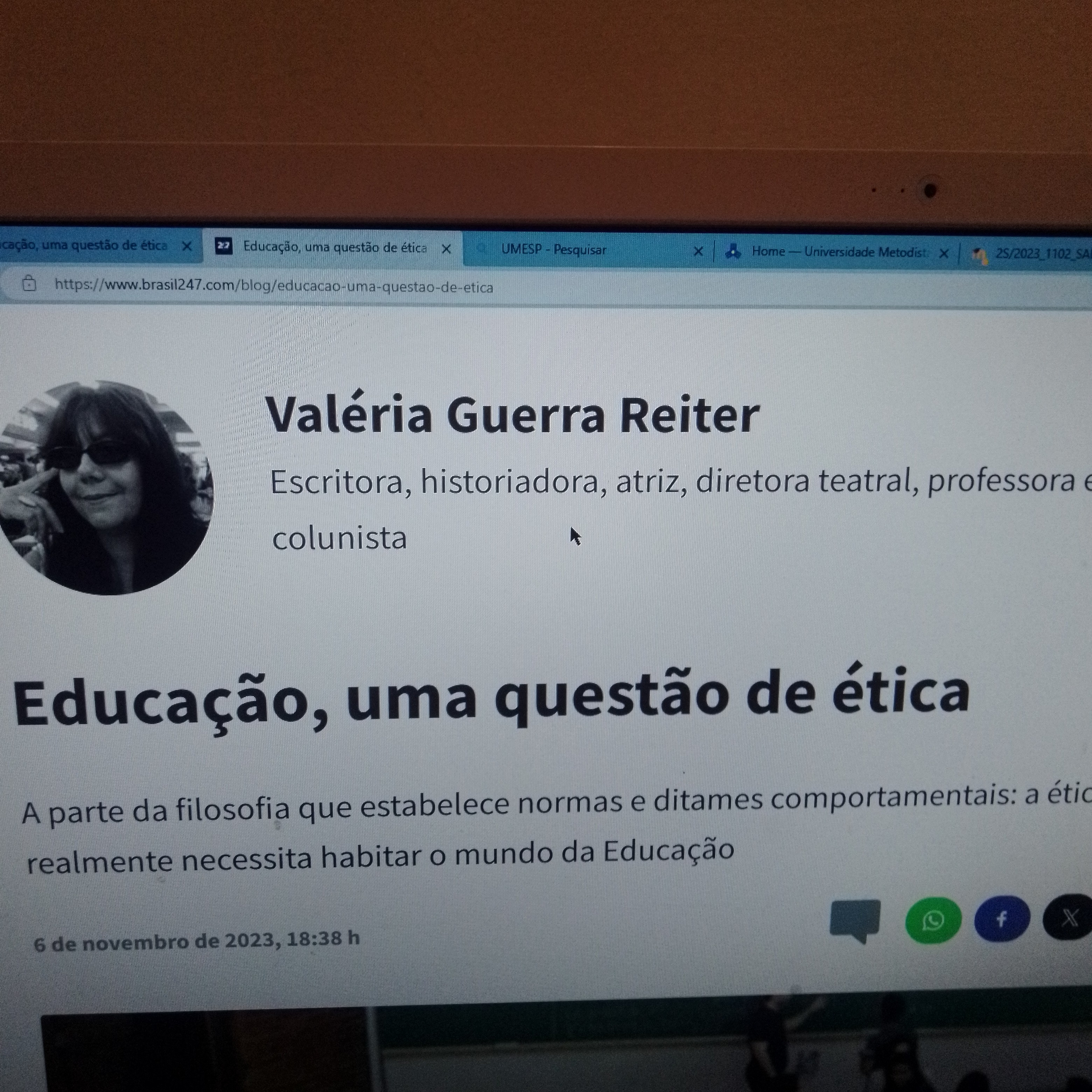 EDUCAÇÃO, UMA QUESTÃO DE ÉTICA episode artwork