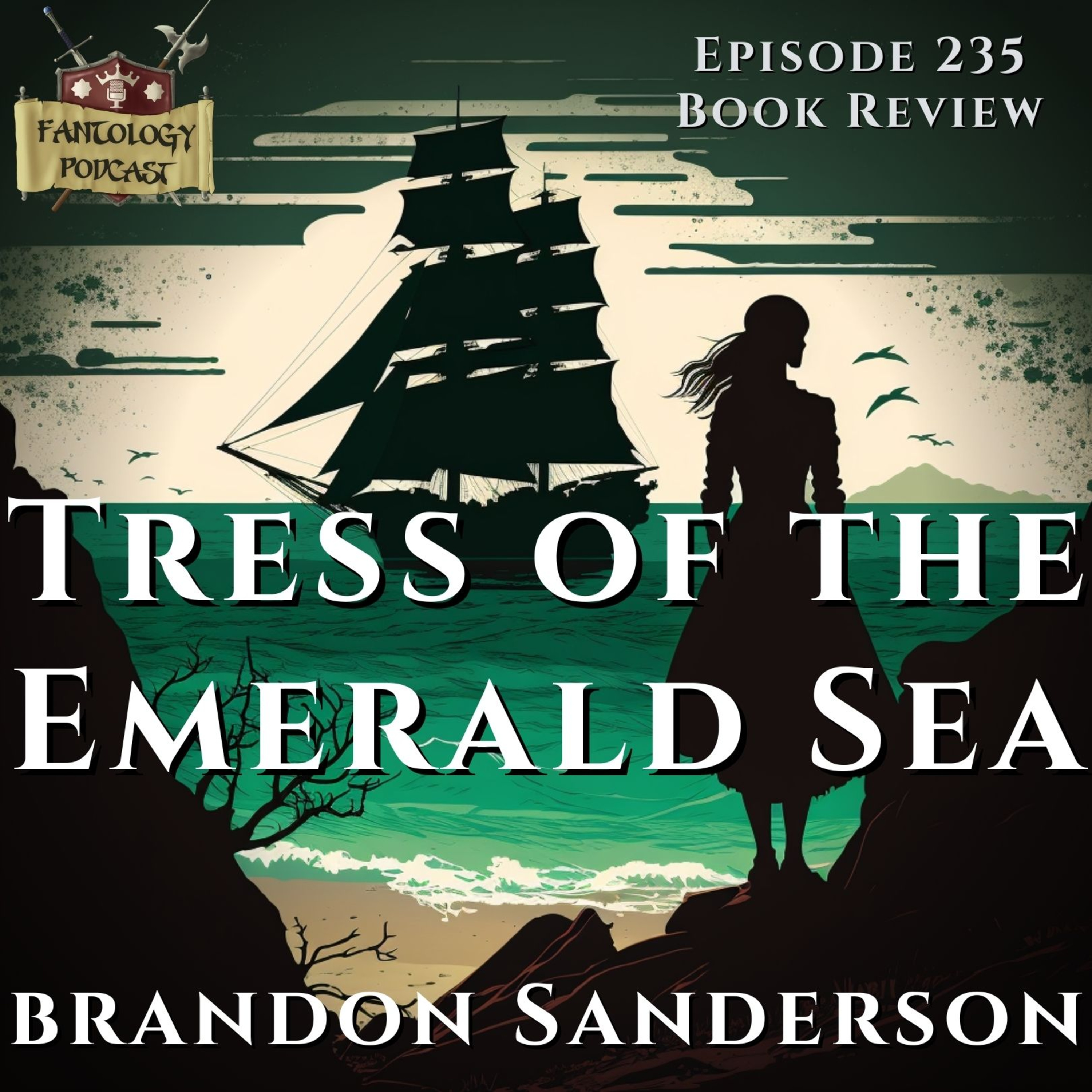 #235 Tress of the Emerald Sea by Brandon Sanderson episode artwork
