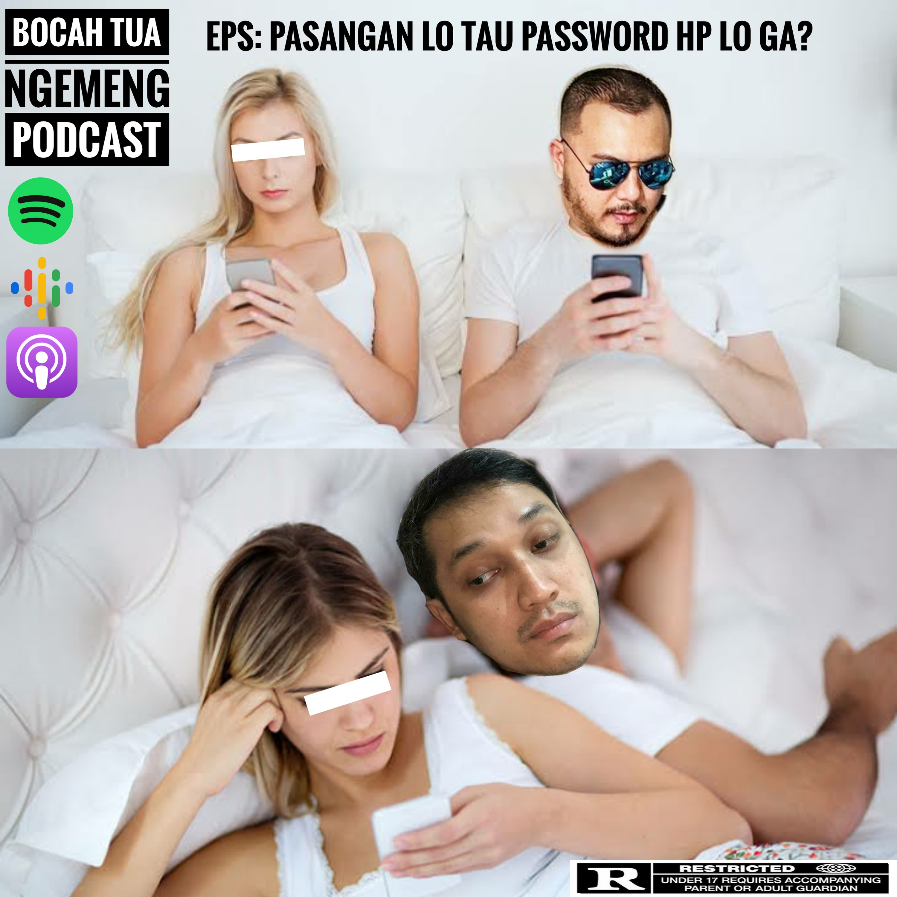EPS105: PASANGAN LO TAU PASSWORD HP LO GA? episode artwork